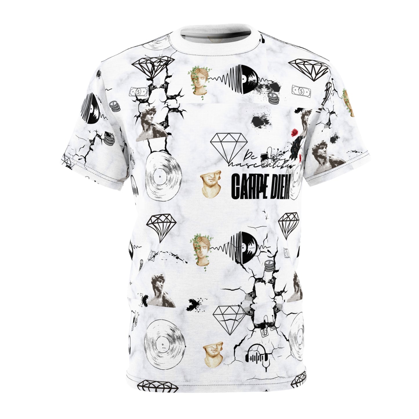 Carpe Diem Unisex Cut & Sew Tee Mia's Collection Diamond