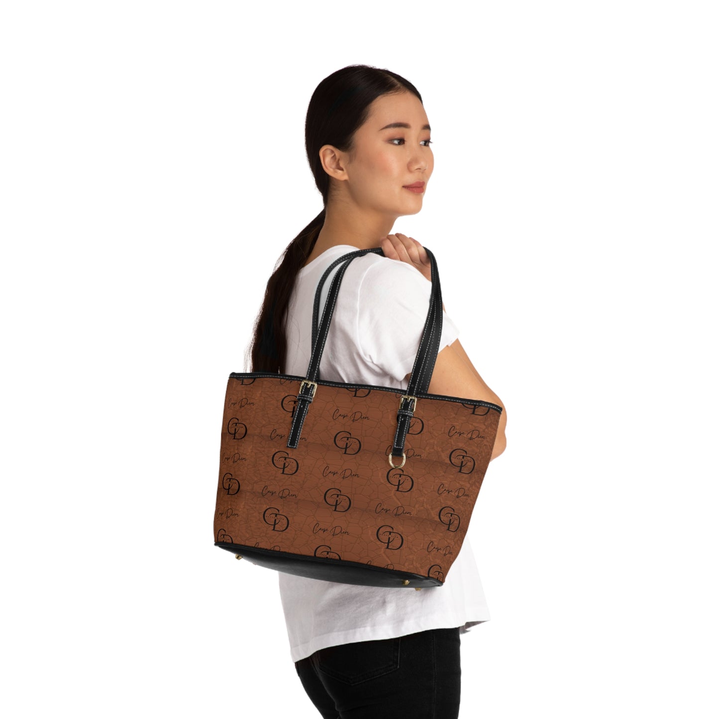 Leather Shoulder Bag Carpe Diem