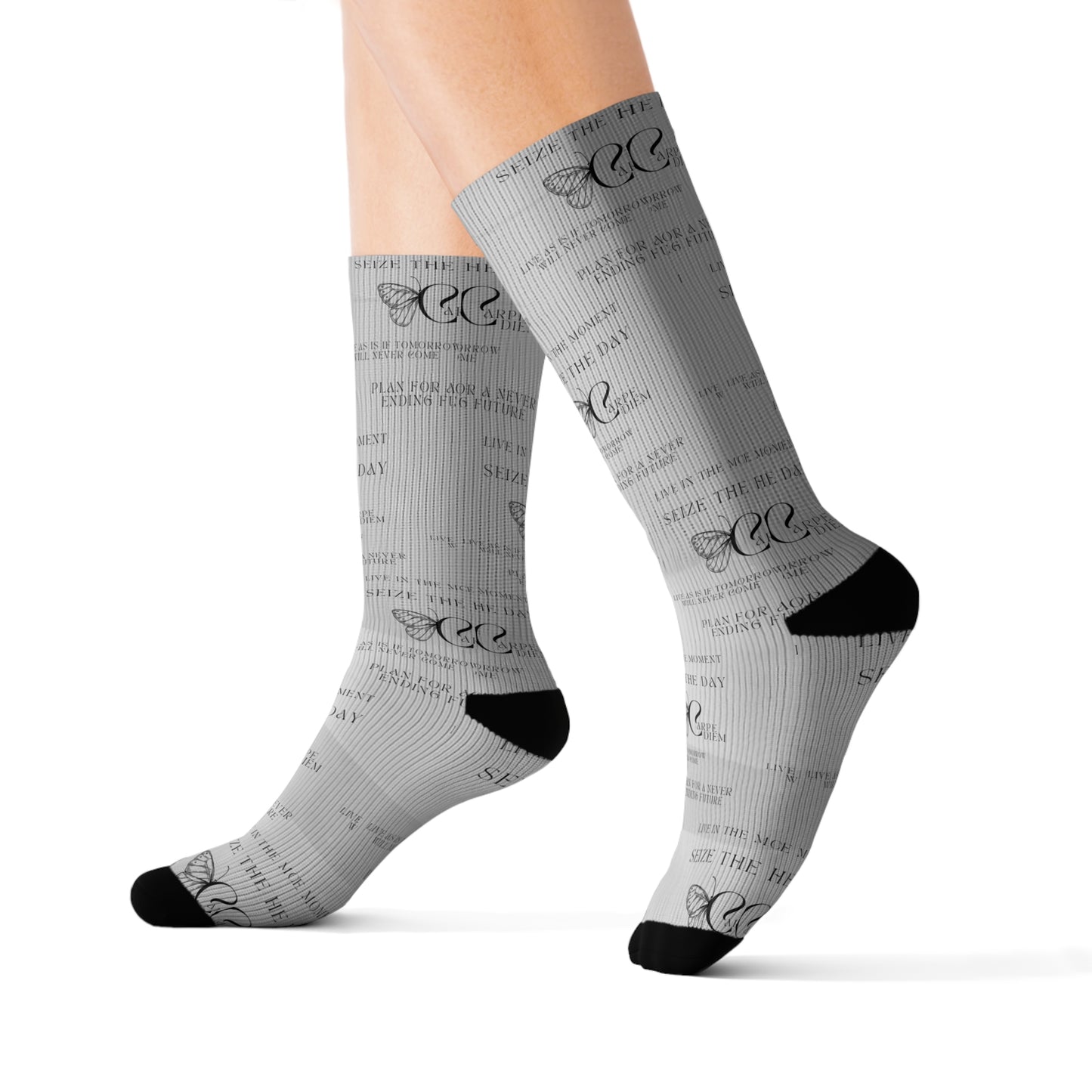 Carpe Diem Sublimation Socks