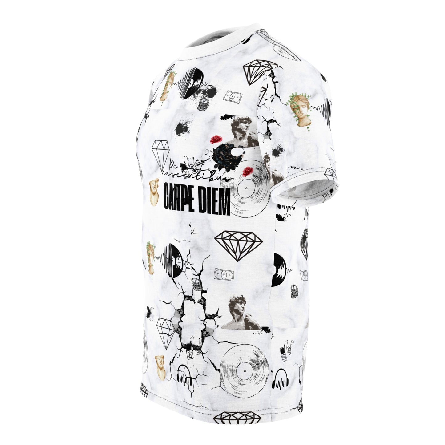 Carpe Diem Unisex Cut & Sew Tee Mia's Collection Diamond
