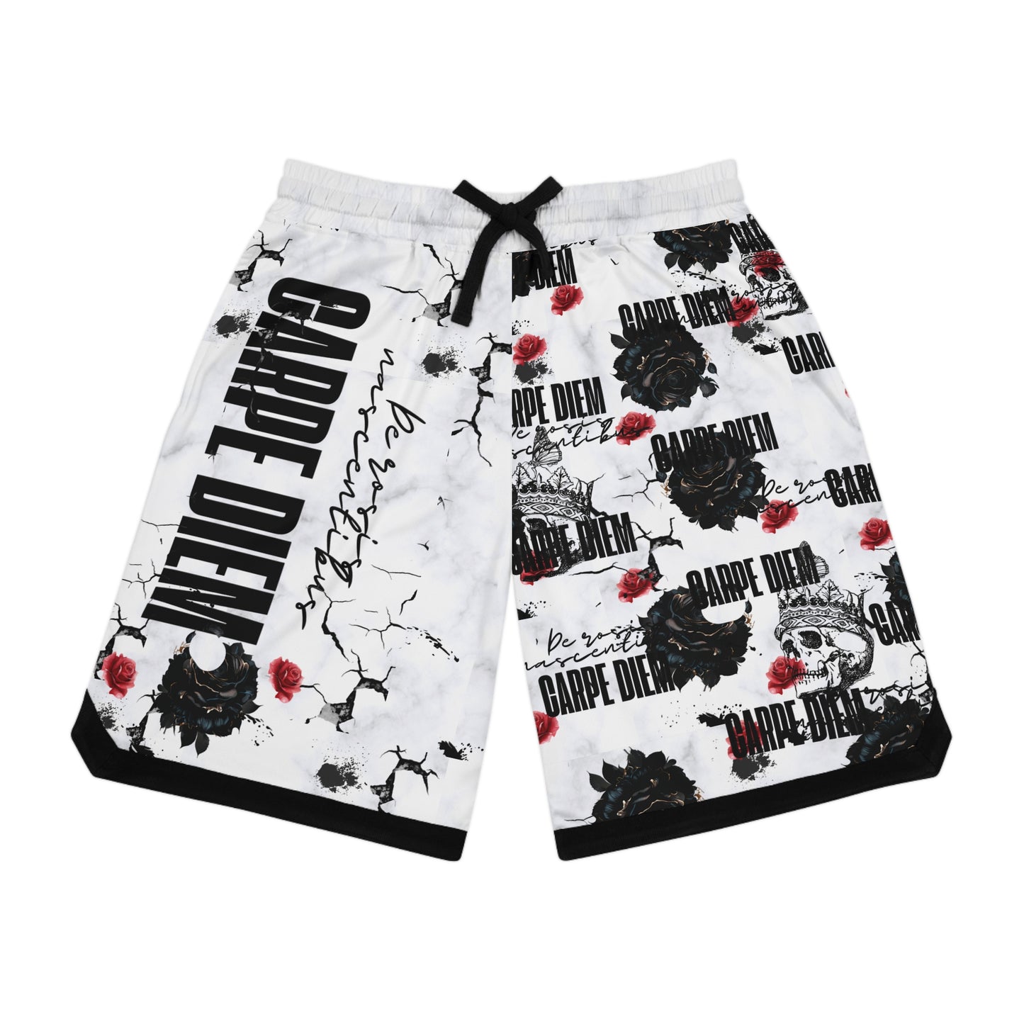 Carpe Diem Basketball Rib Shorts Mia's Collection
