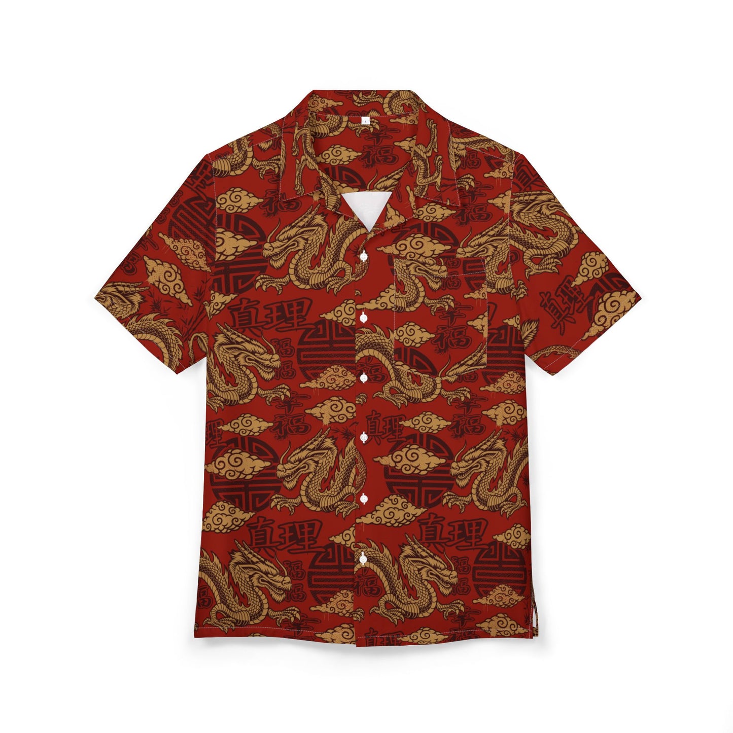 Unisex Hawaiian Button-Down Shirt