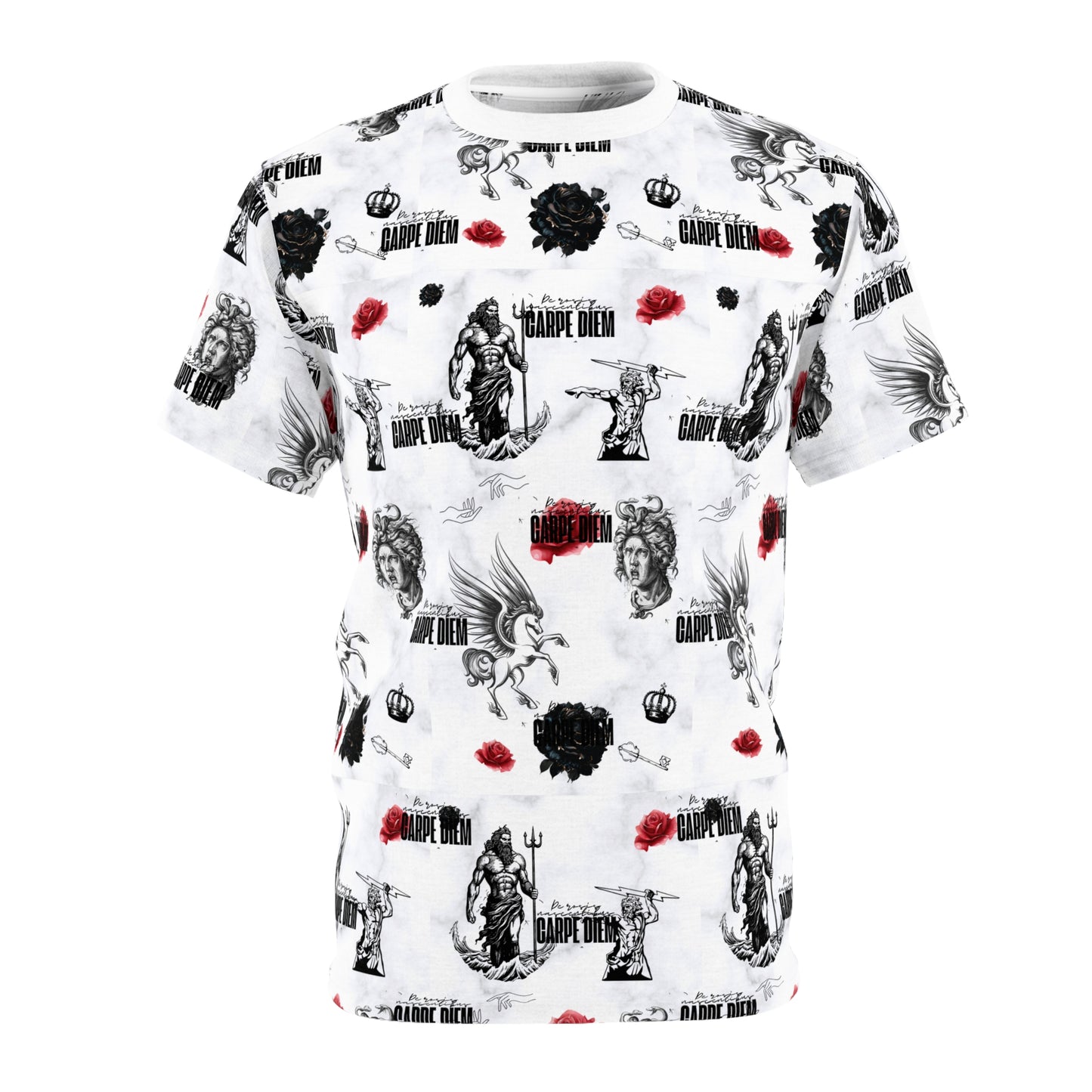 Carpe Diem Unisex Cut & Sew Tee (AOP) Mia's Collection