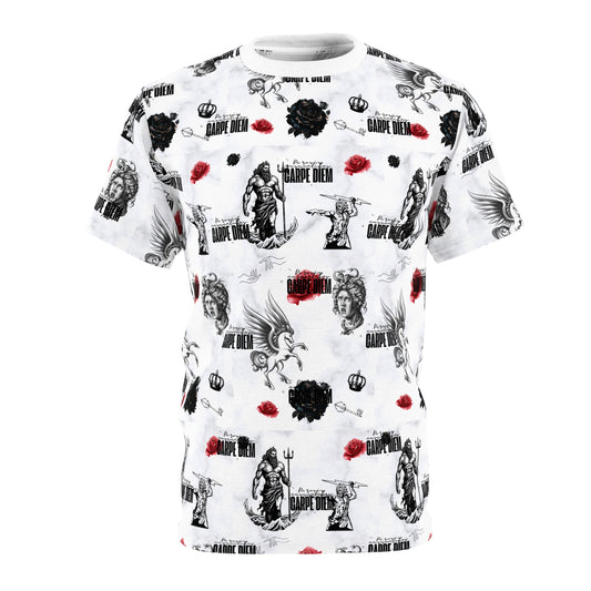 Carpe Diem Unisex Cut & Sew Tee (AOP) Mia's Collection