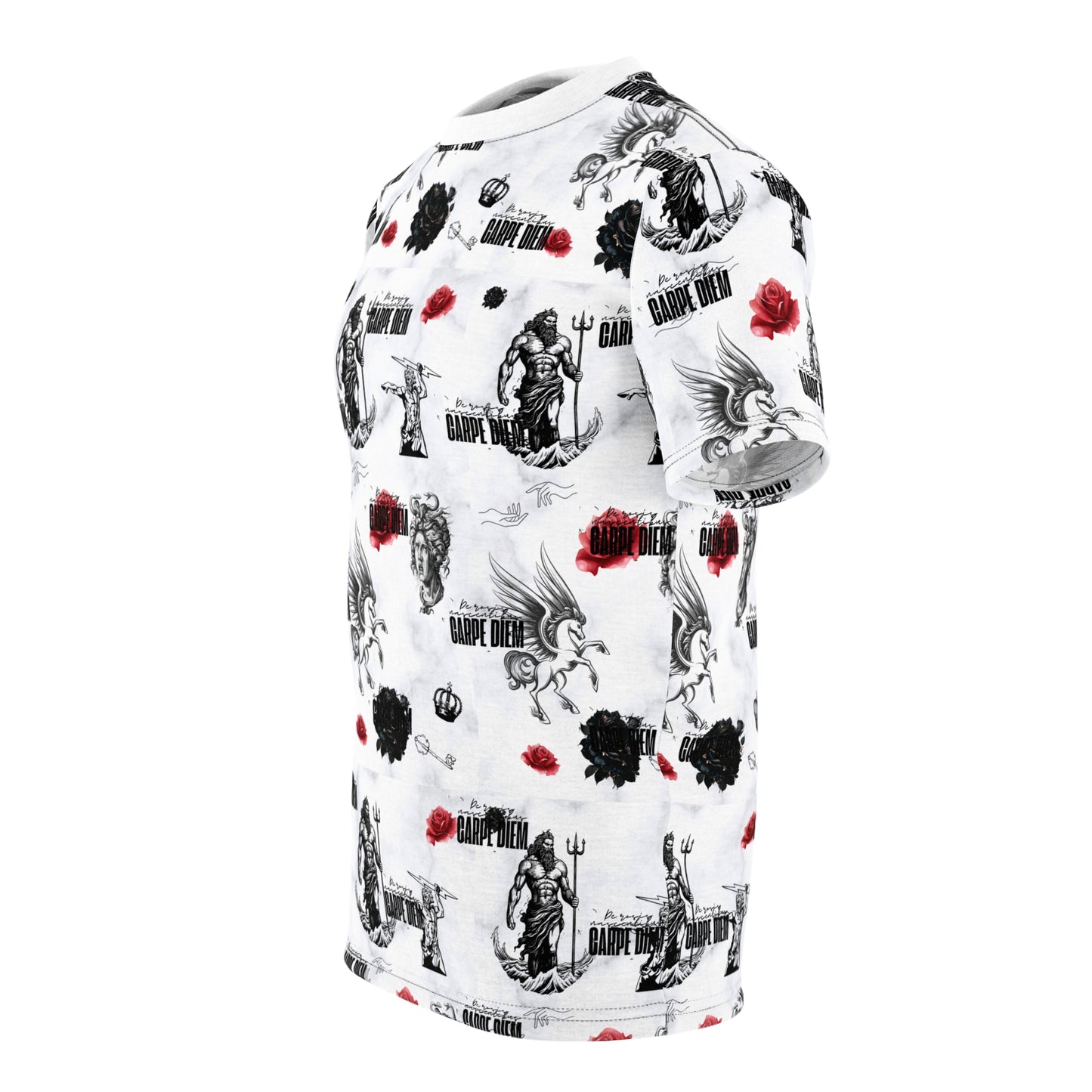 Carpe Diem Unisex Cut & Sew Tee (AOP) Mia's Collection