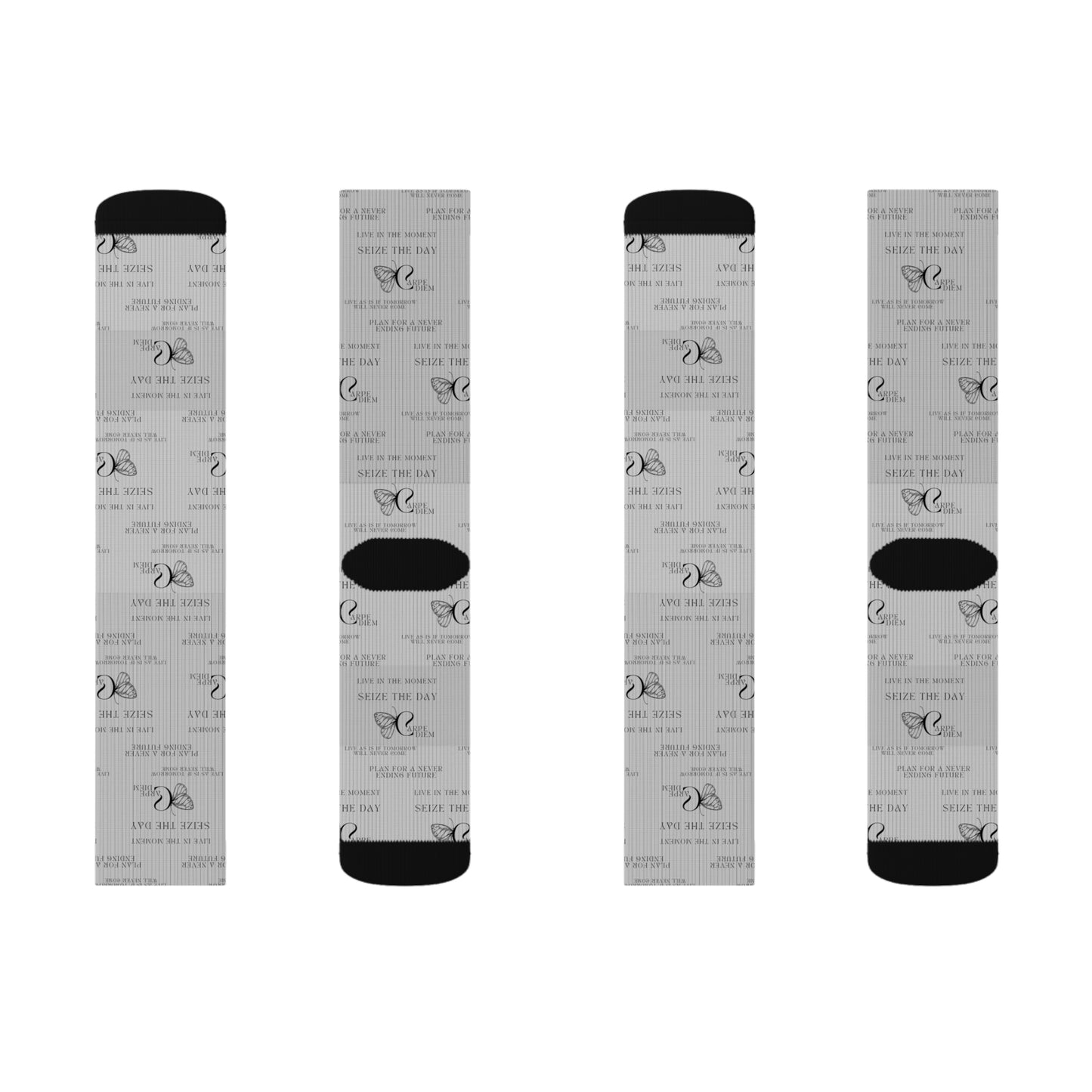 Carpe Diem Sublimation Socks