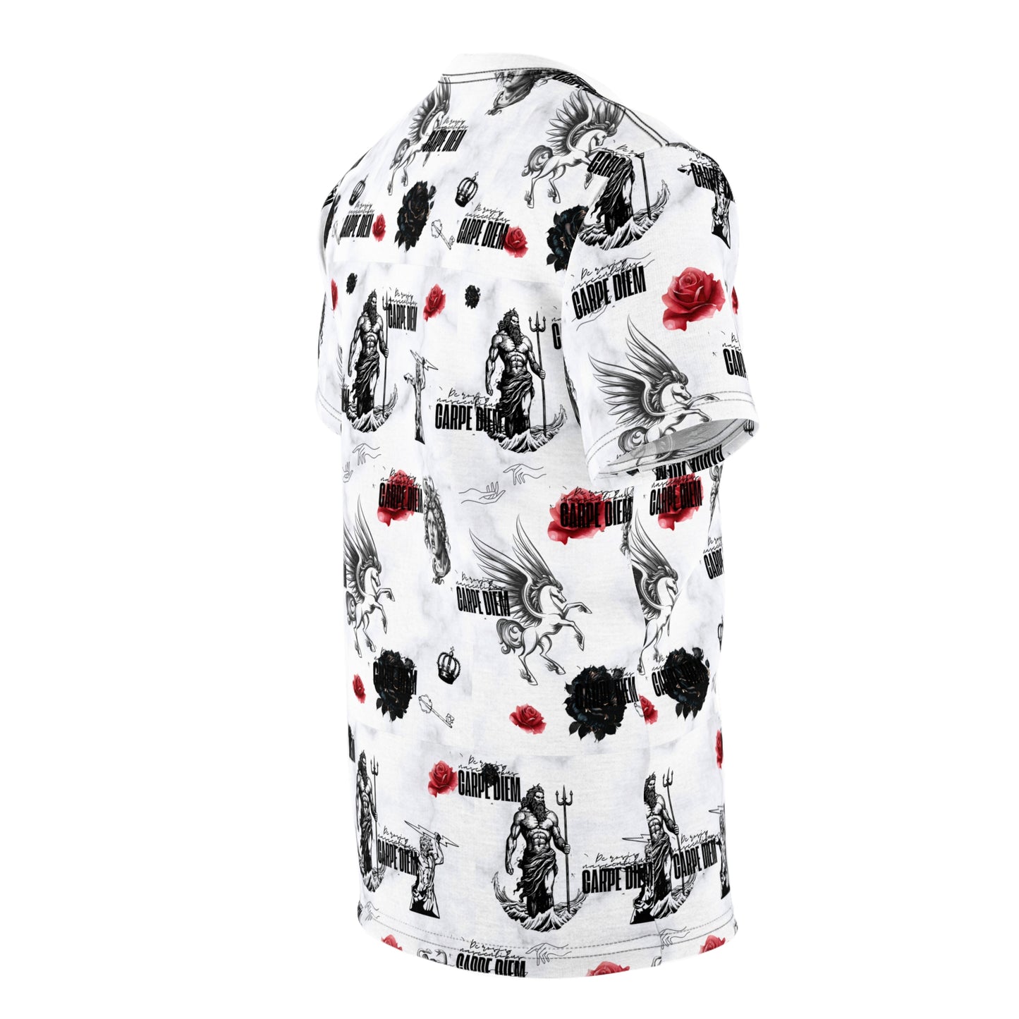 Carpe Diem Unisex Cut & Sew Tee (AOP) Mia's Collection