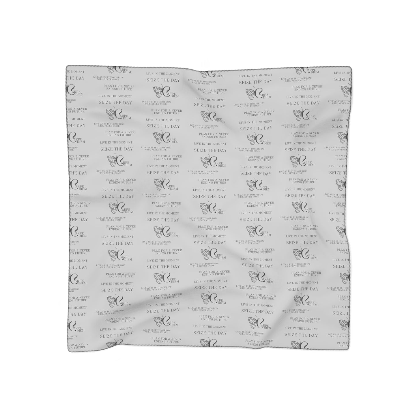 Carpe Diem Poly Scarf