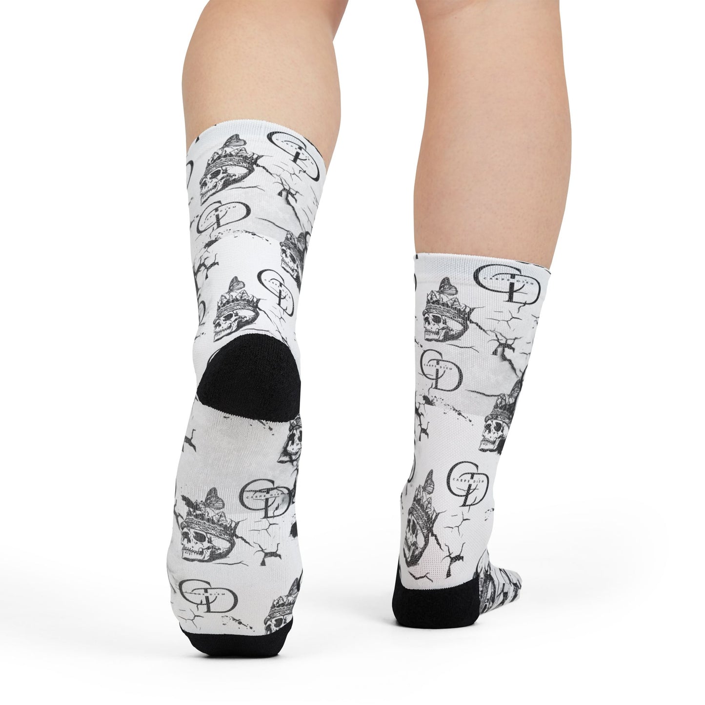 Carpe Diem Crew Socks Mia's Collection