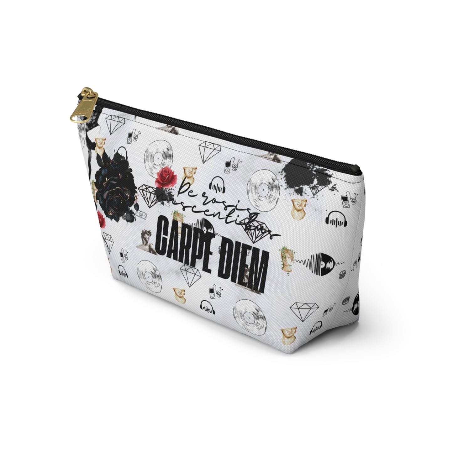 Carpe Diem Accessory Pouch w T-bottom Mia's Collection