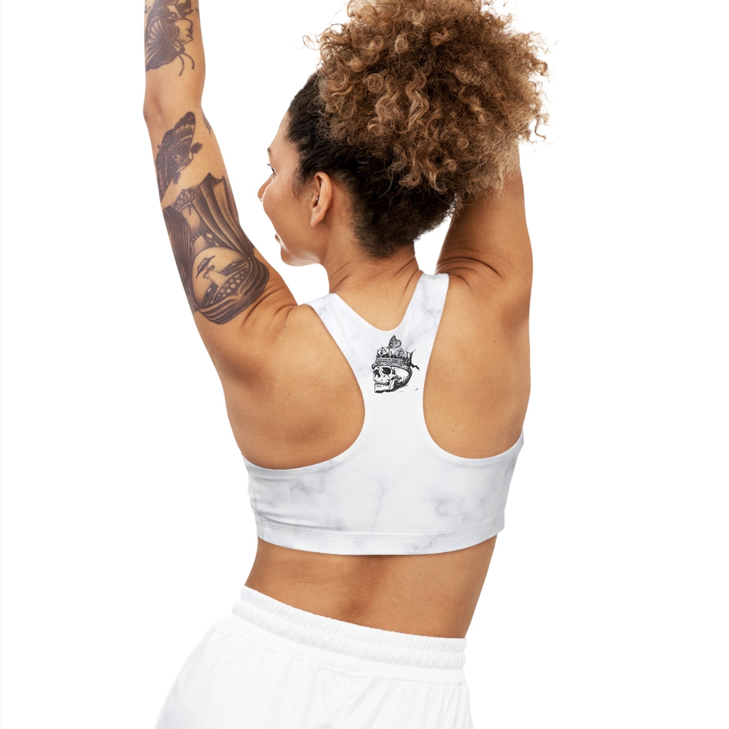 Carpe Diem Seamless Sports Bra (AOP) Mia's Collection