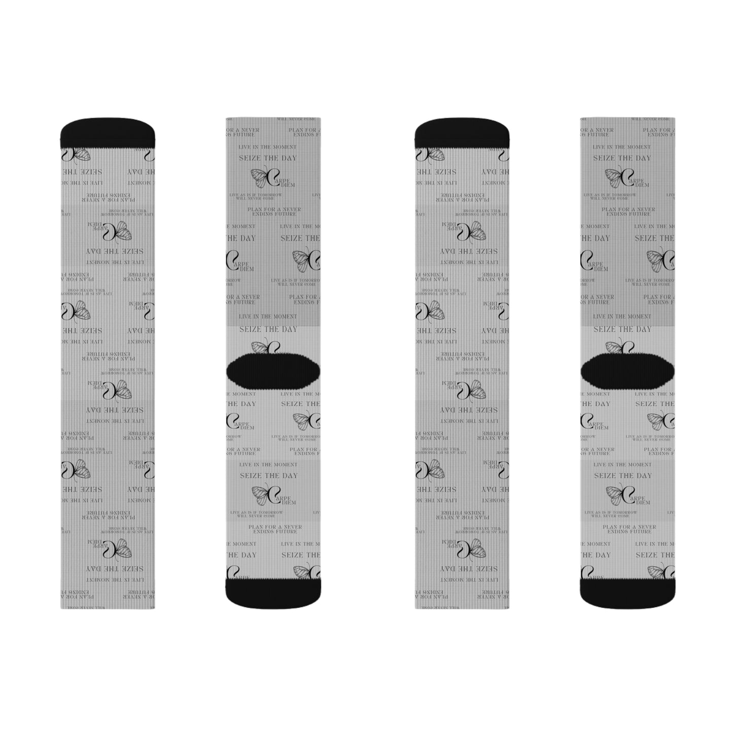 Carpe Diem Sublimation Socks