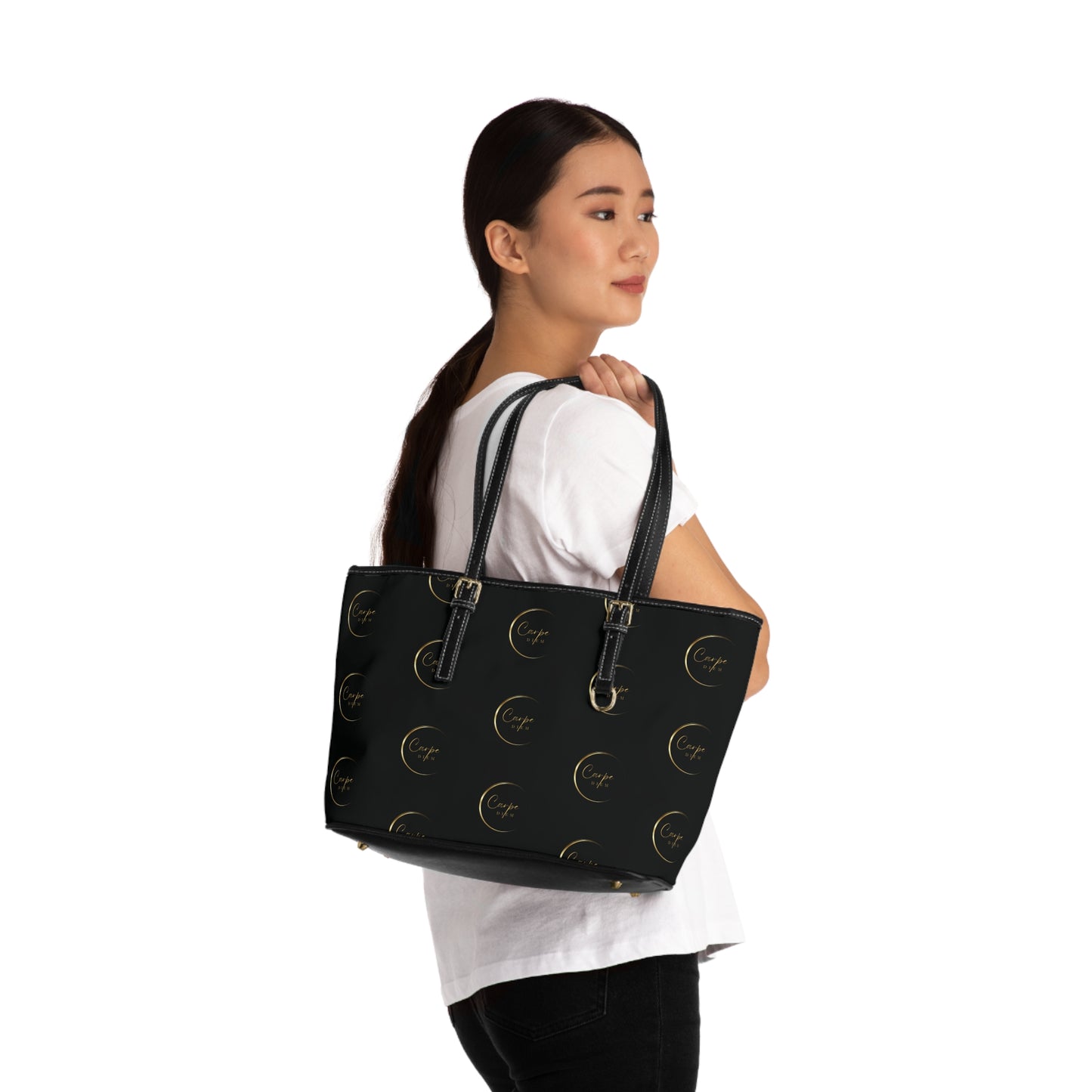 Carpe Diem Leather Shoulder Bag