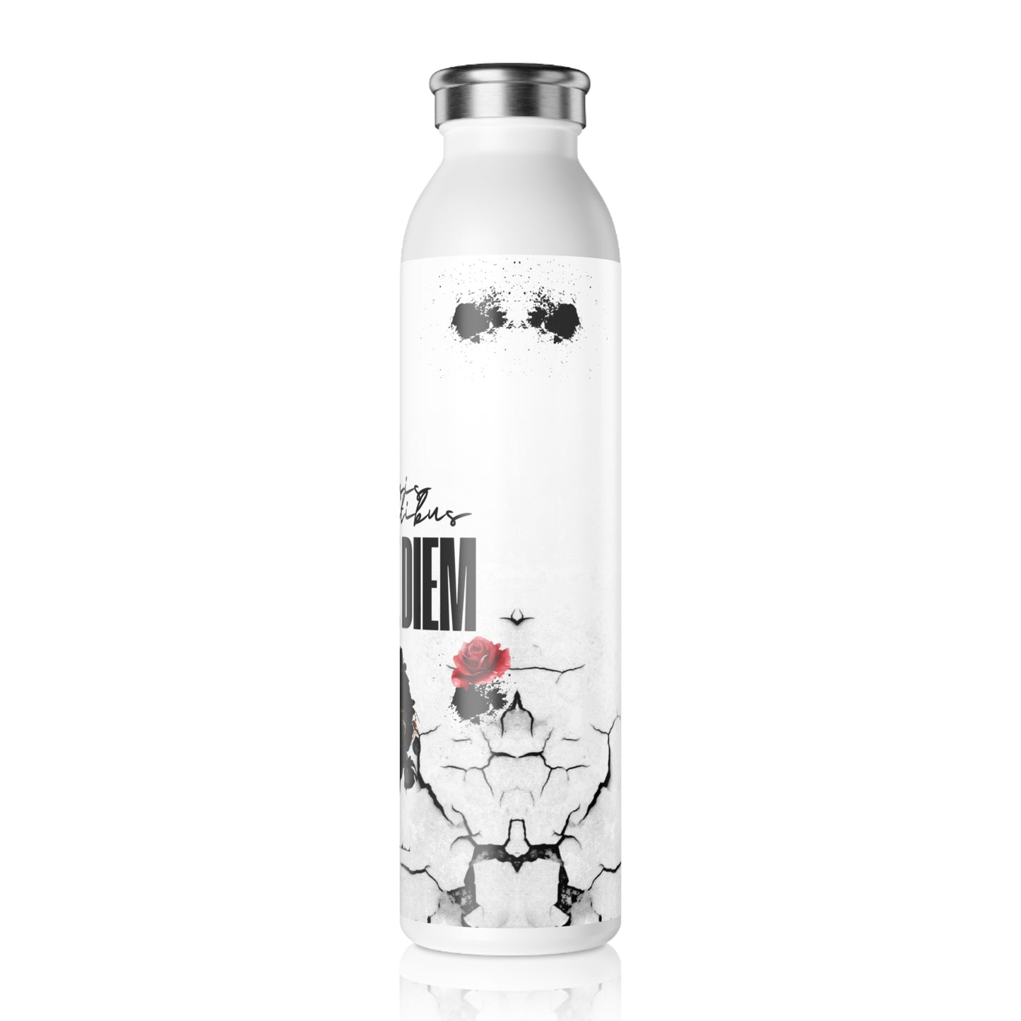 Carpe Diem Slim Water Bottle Mia's Collection