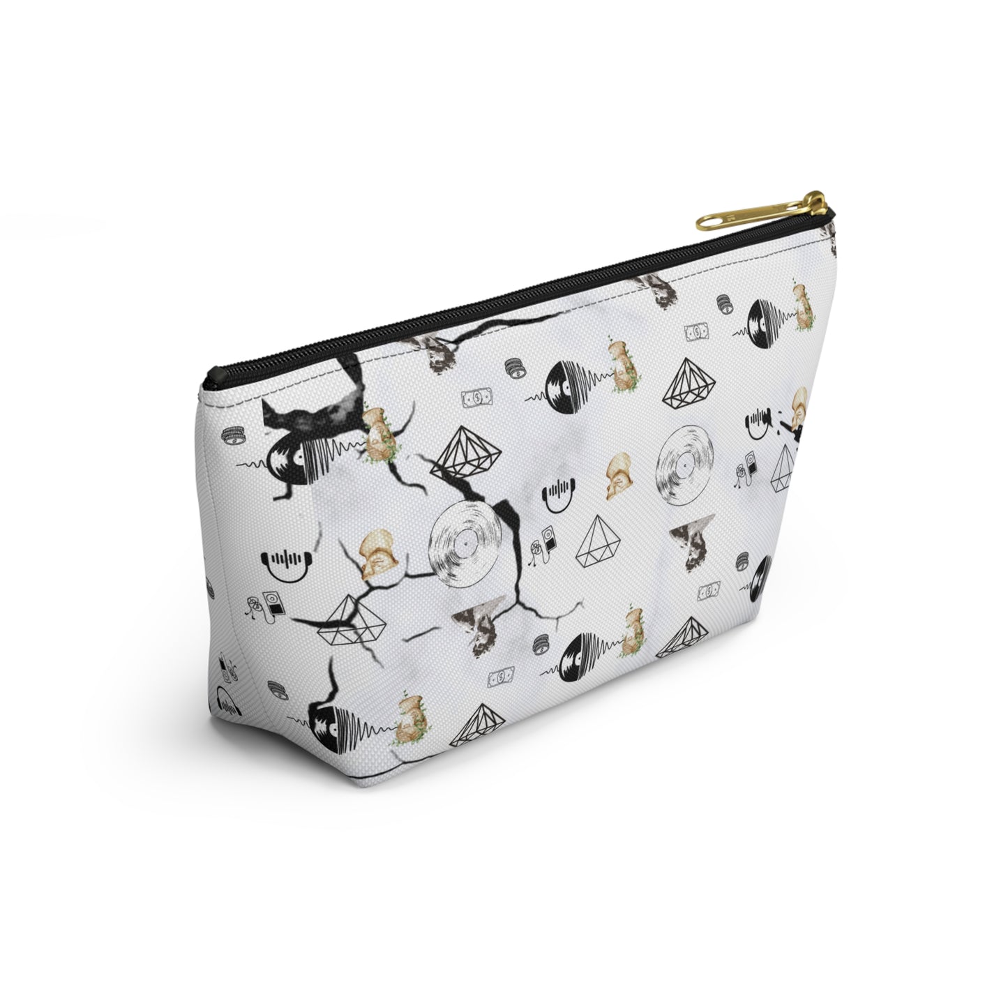 Carpe Diem Accessory Pouch w T-bottom Mia's Collection