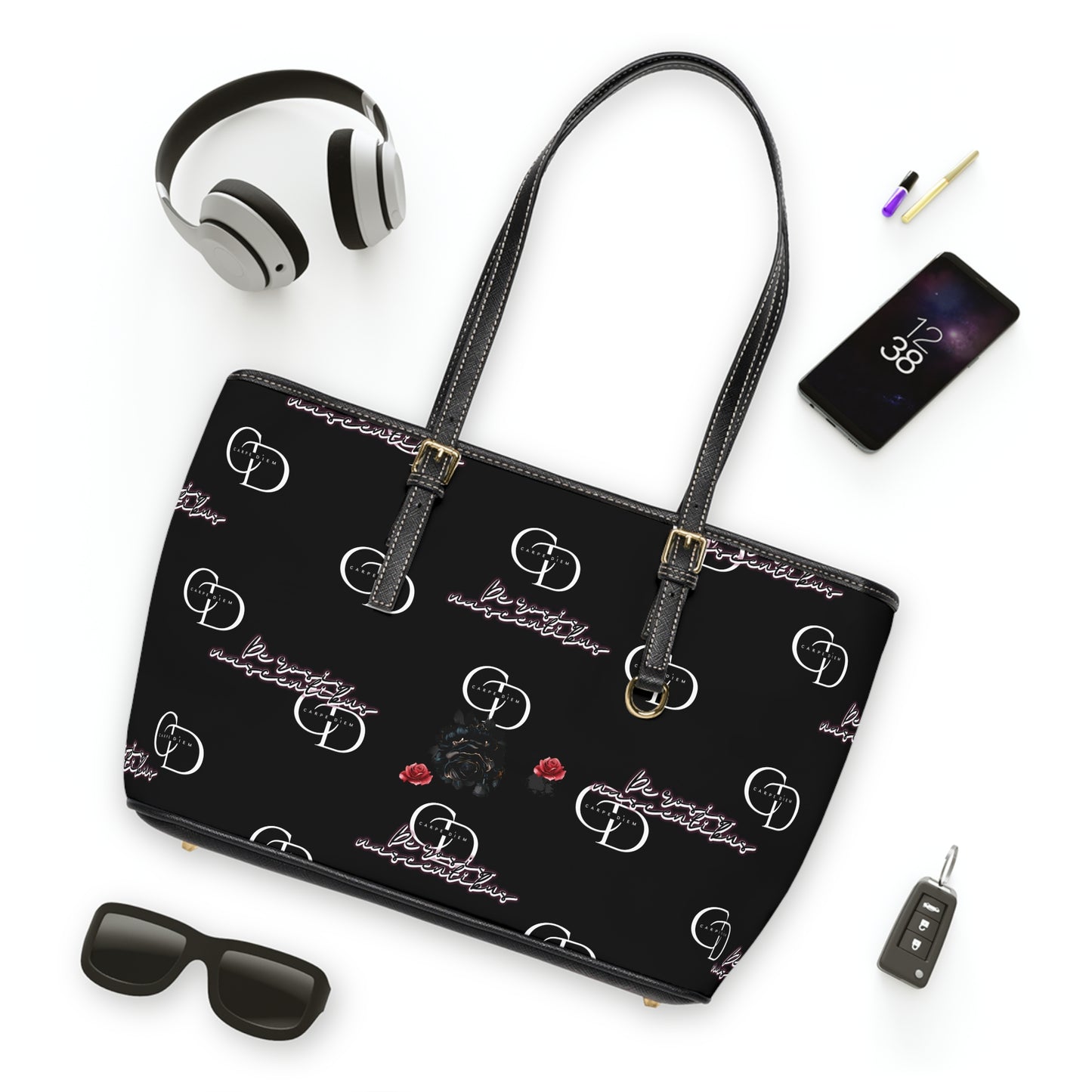 Carpe Diem Leather Shoulder Bag Mia's Collection