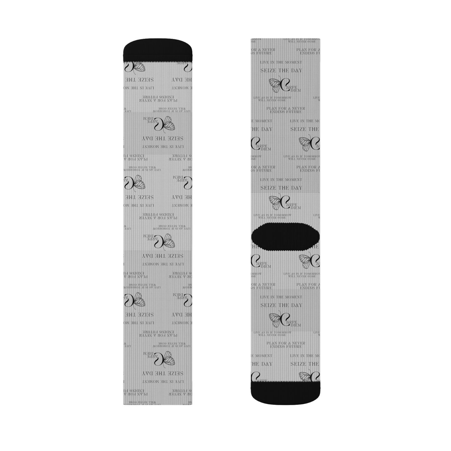 Carpe Diem Sublimation Socks