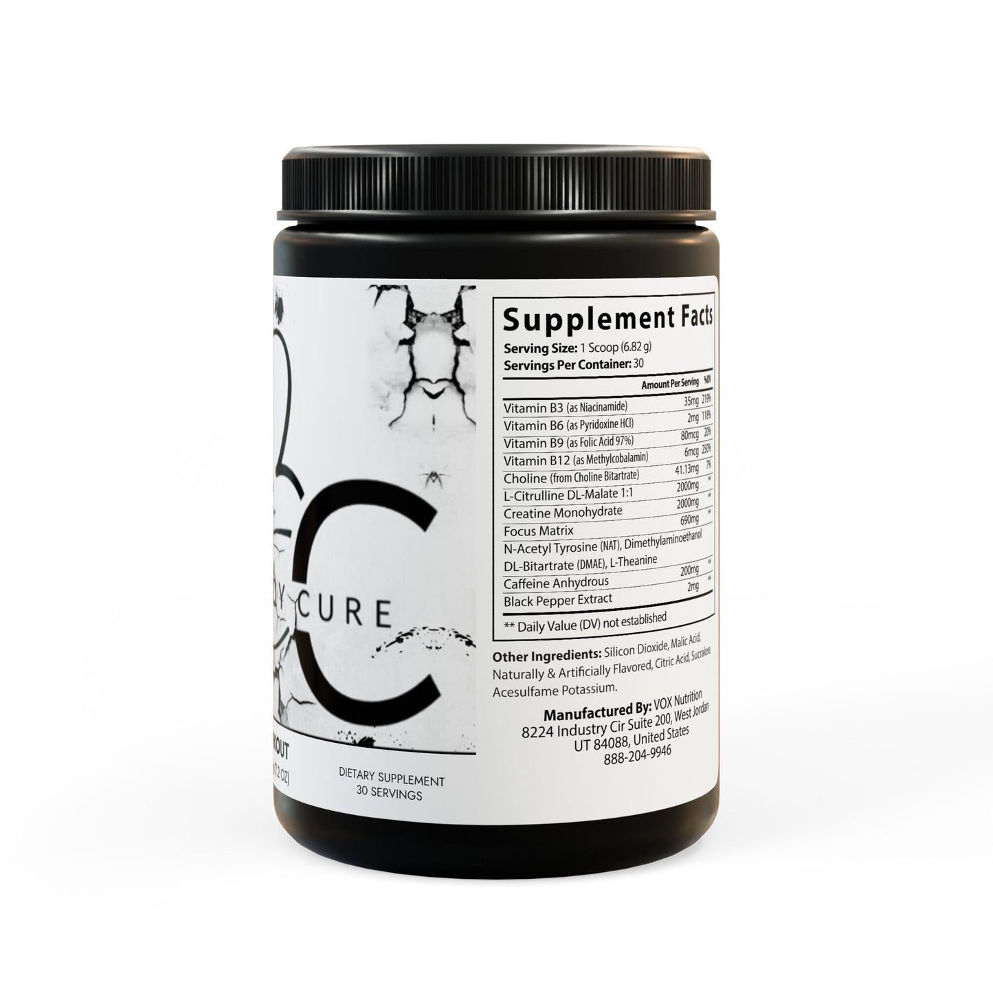 Carpe Diem Pre-Workout Supplement, Fruit Punch (204g, 7.1oz) Mia' Collection