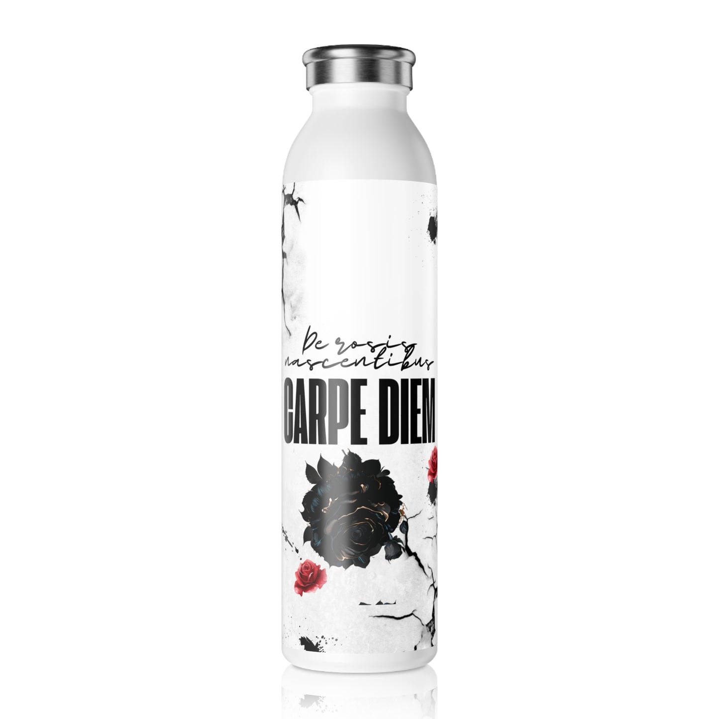 Carpe Diem Slim Water Bottle Mia's Collection