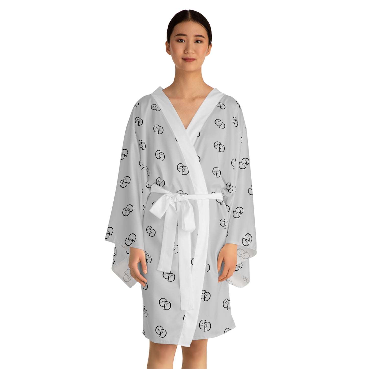 Carpe DiemLong Sleeve Kimono Robe (AOP)