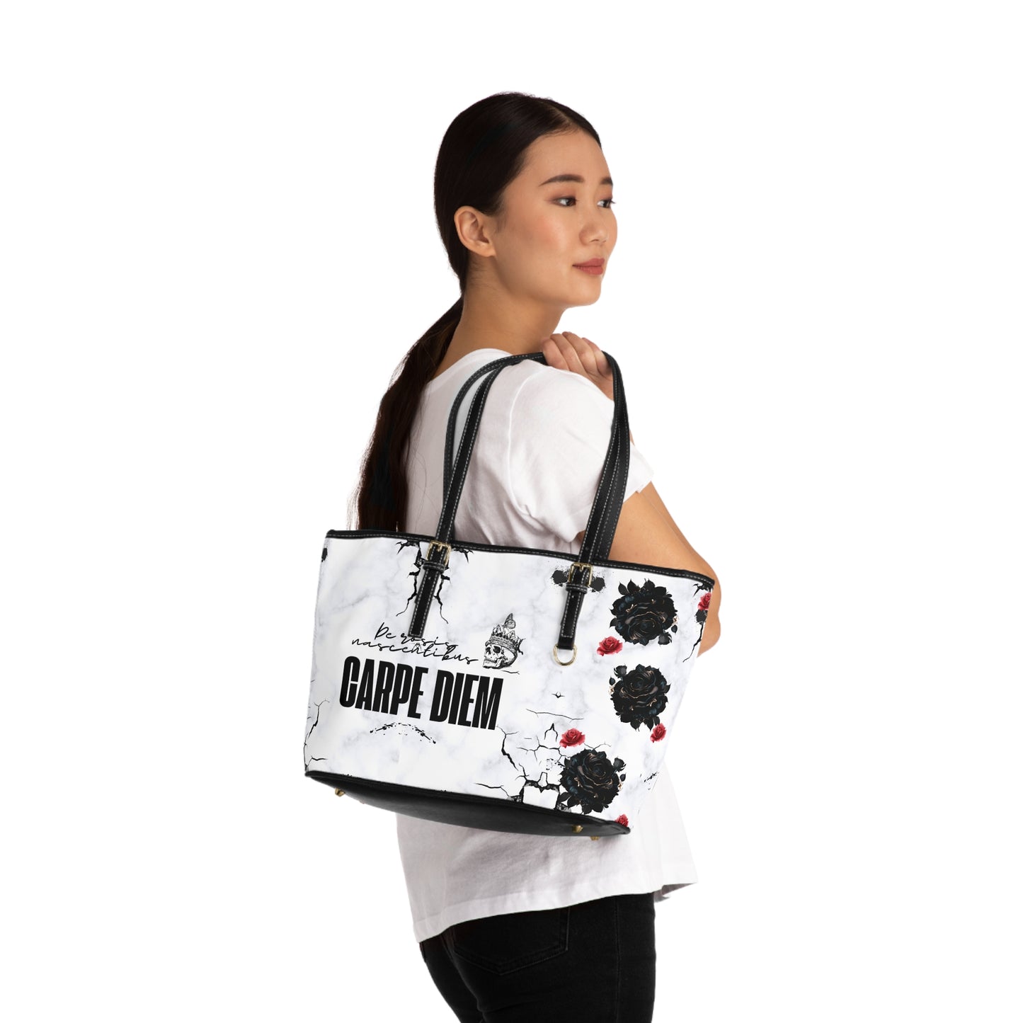 Carpe Diem PU Leather Shoulder Bag Mia's Collection