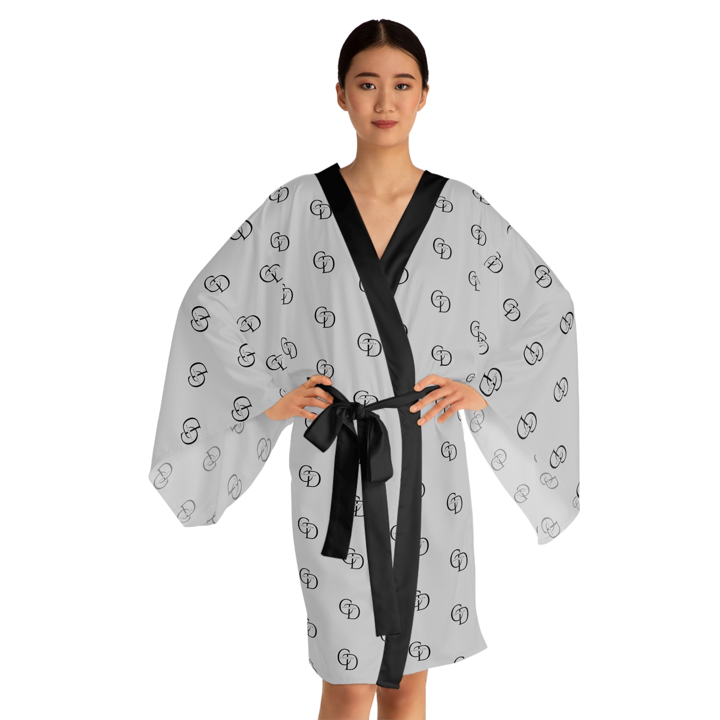 Carpe DiemLong Sleeve Kimono Robe (AOP)