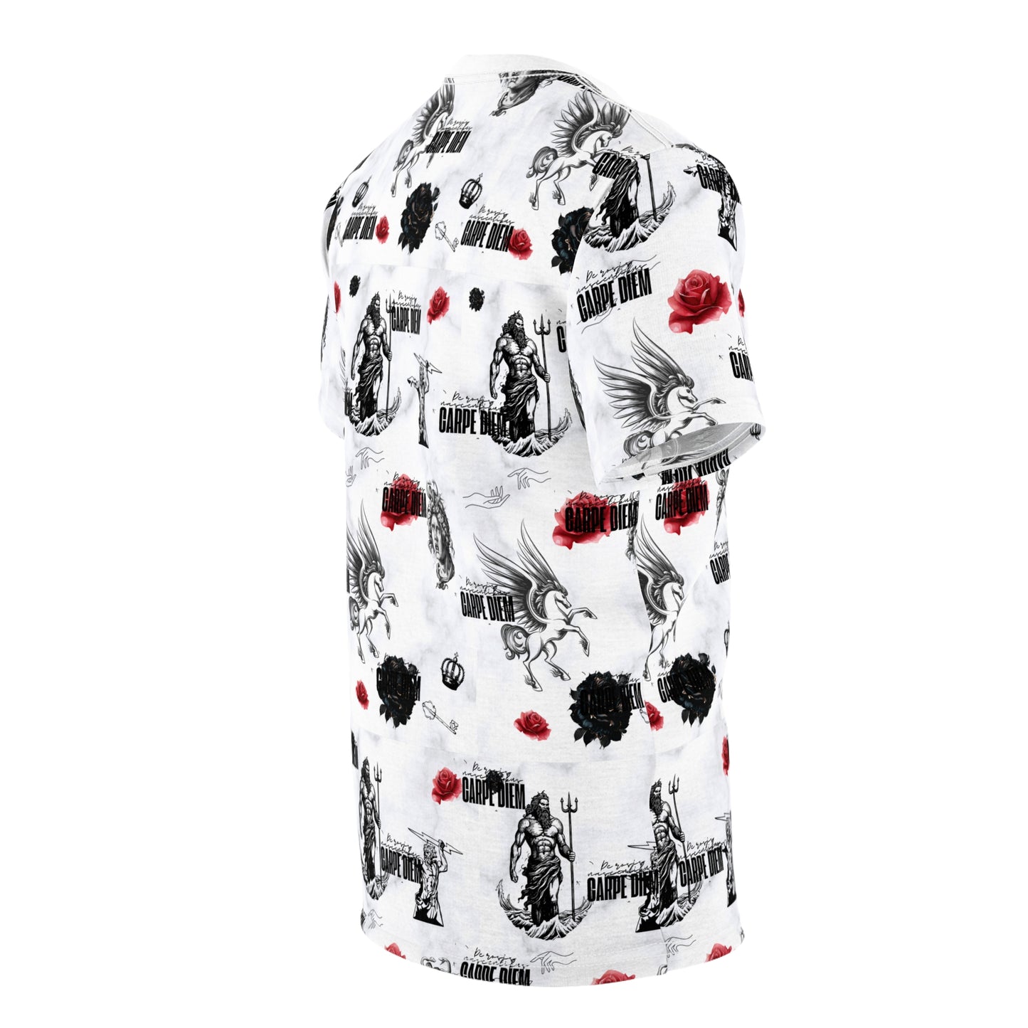 Carpe Diem Unisex Cut & Sew Tee (AOP) Mia's Collection