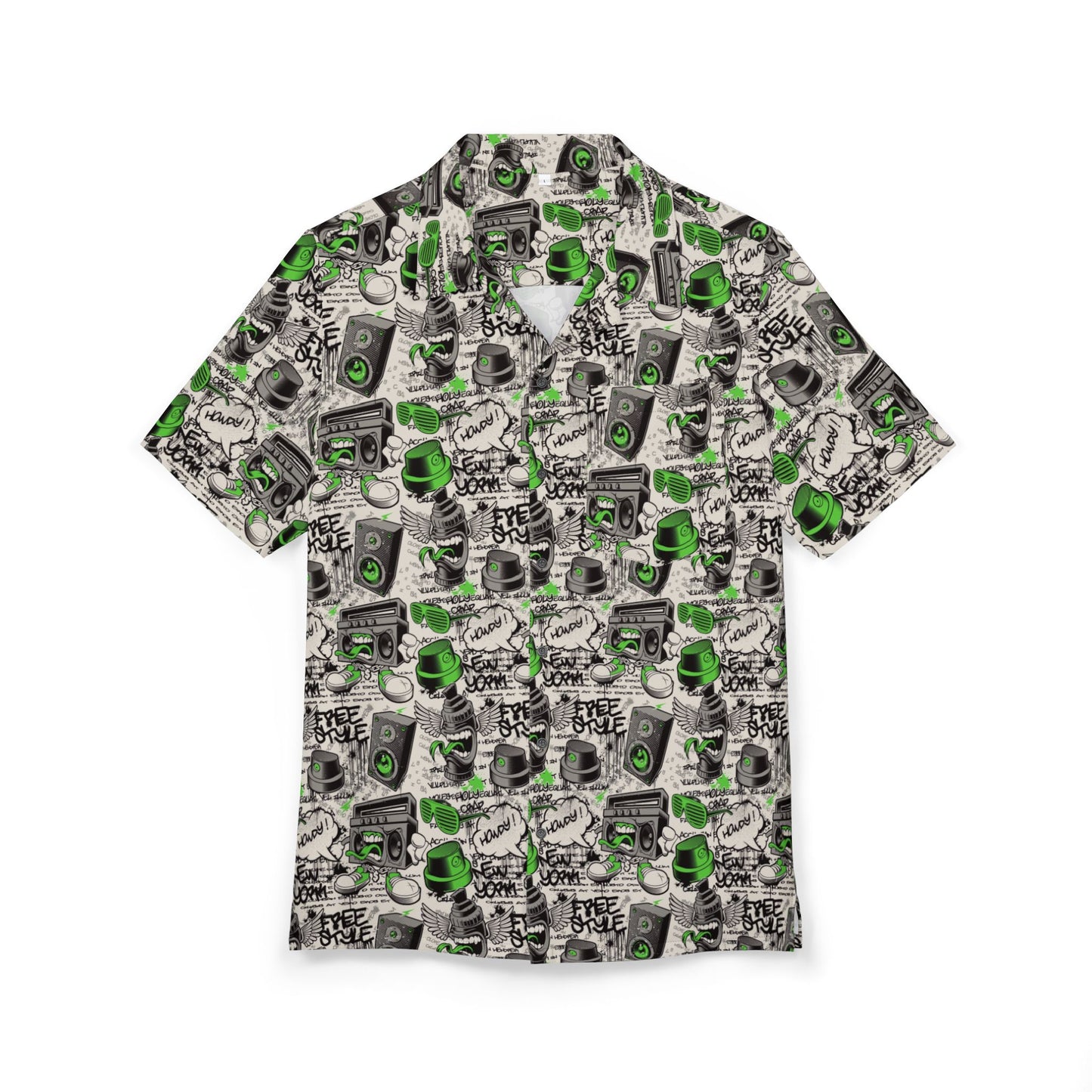 Unisex Hawaiian Button-Down Shirt Carpe Diem