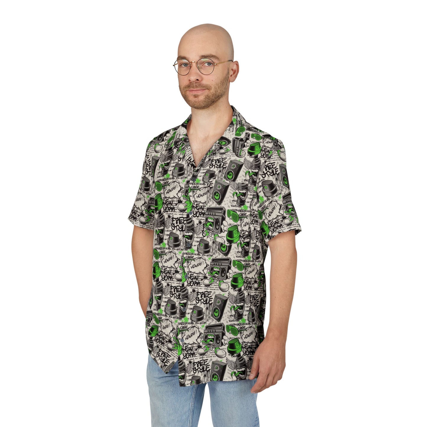 Unisex Hawaiian Button-Down Shirt Carpe Diem