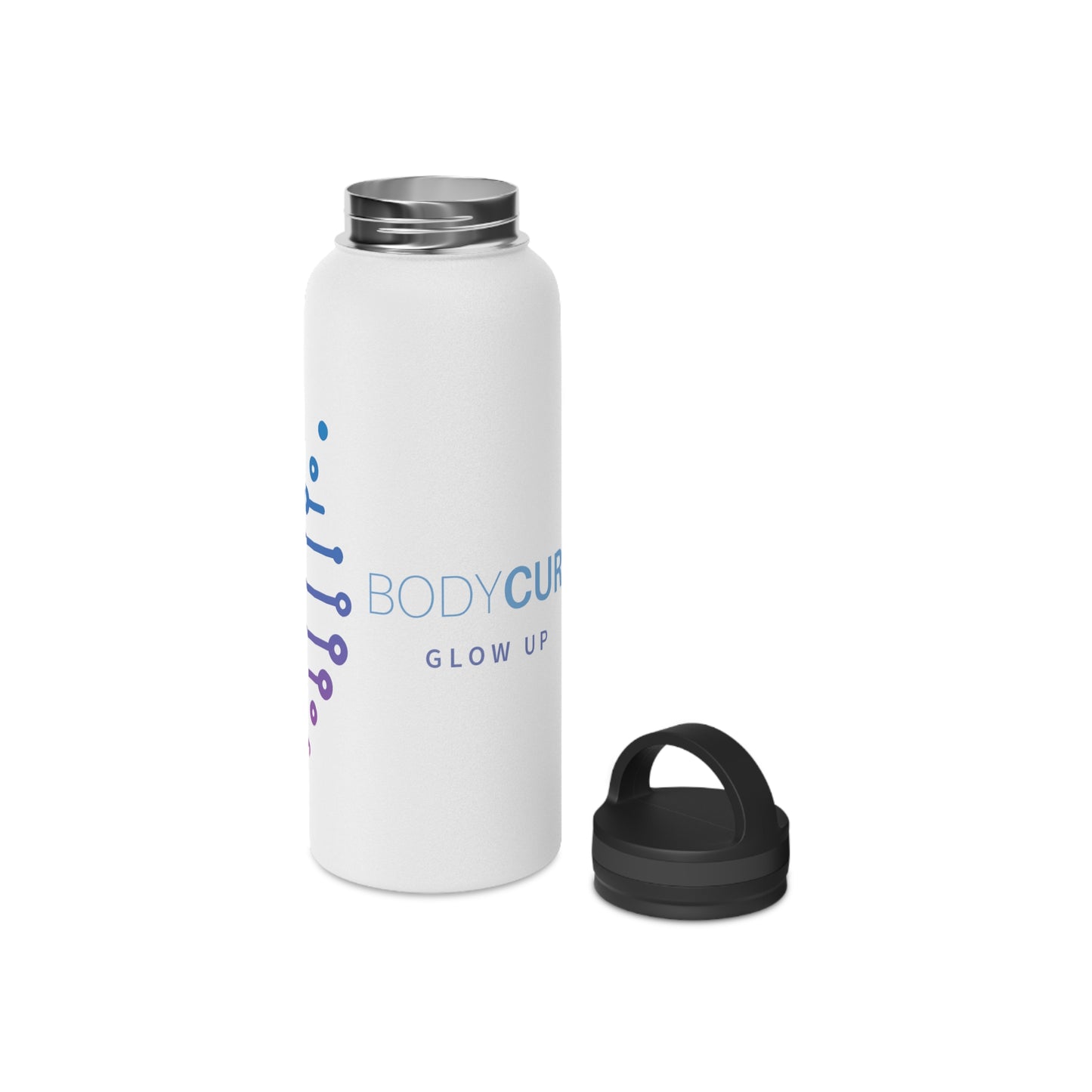 Stainless Steel Water Bottle, Handle Lid