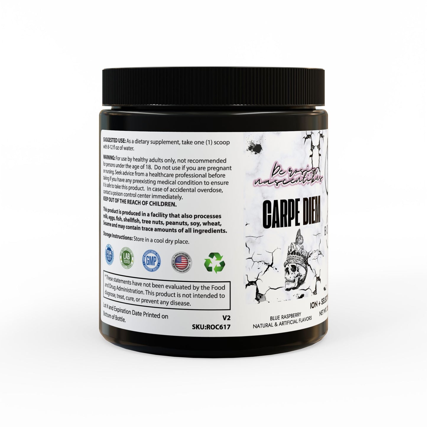 Carpe Diem ION + Select Electrolyte Supplement (225g, 7.9oz)