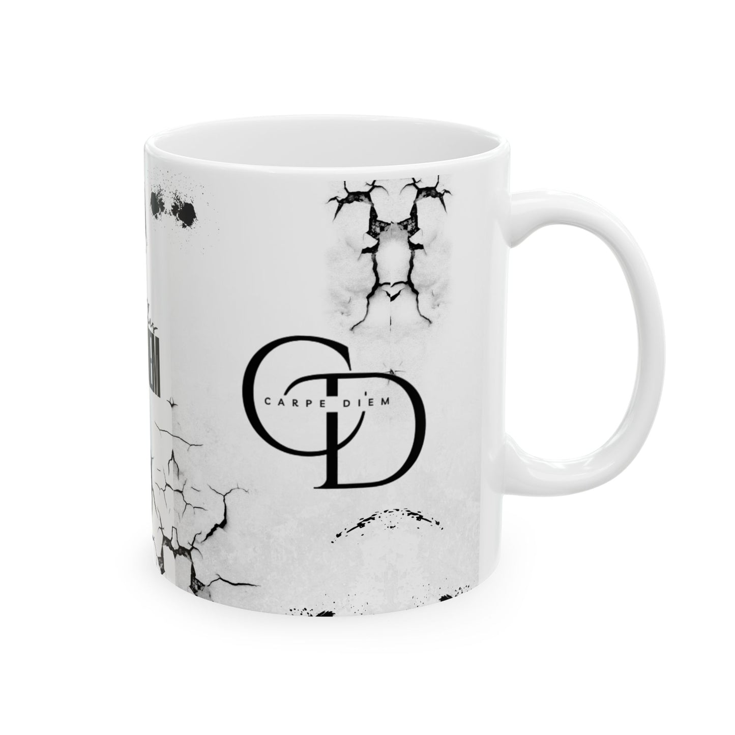 Carpe Diem Ceramic Mug, (11oz, 15oz) Mia's Collection