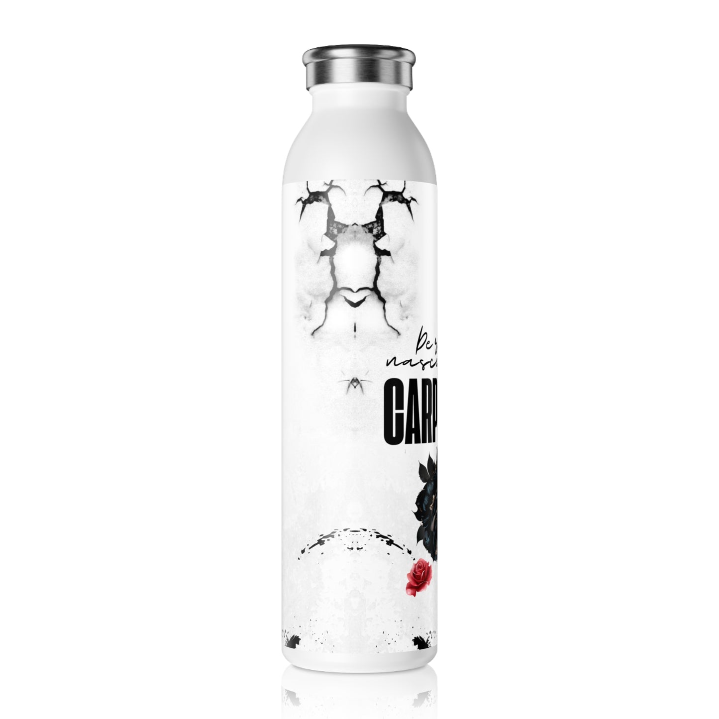 Carpe Diem Slim Water Bottle Mia's Collection