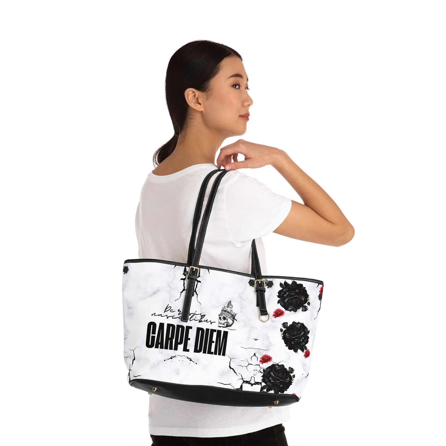 Carpe Diem PU Leather Shoulder Bag Mia's Collection