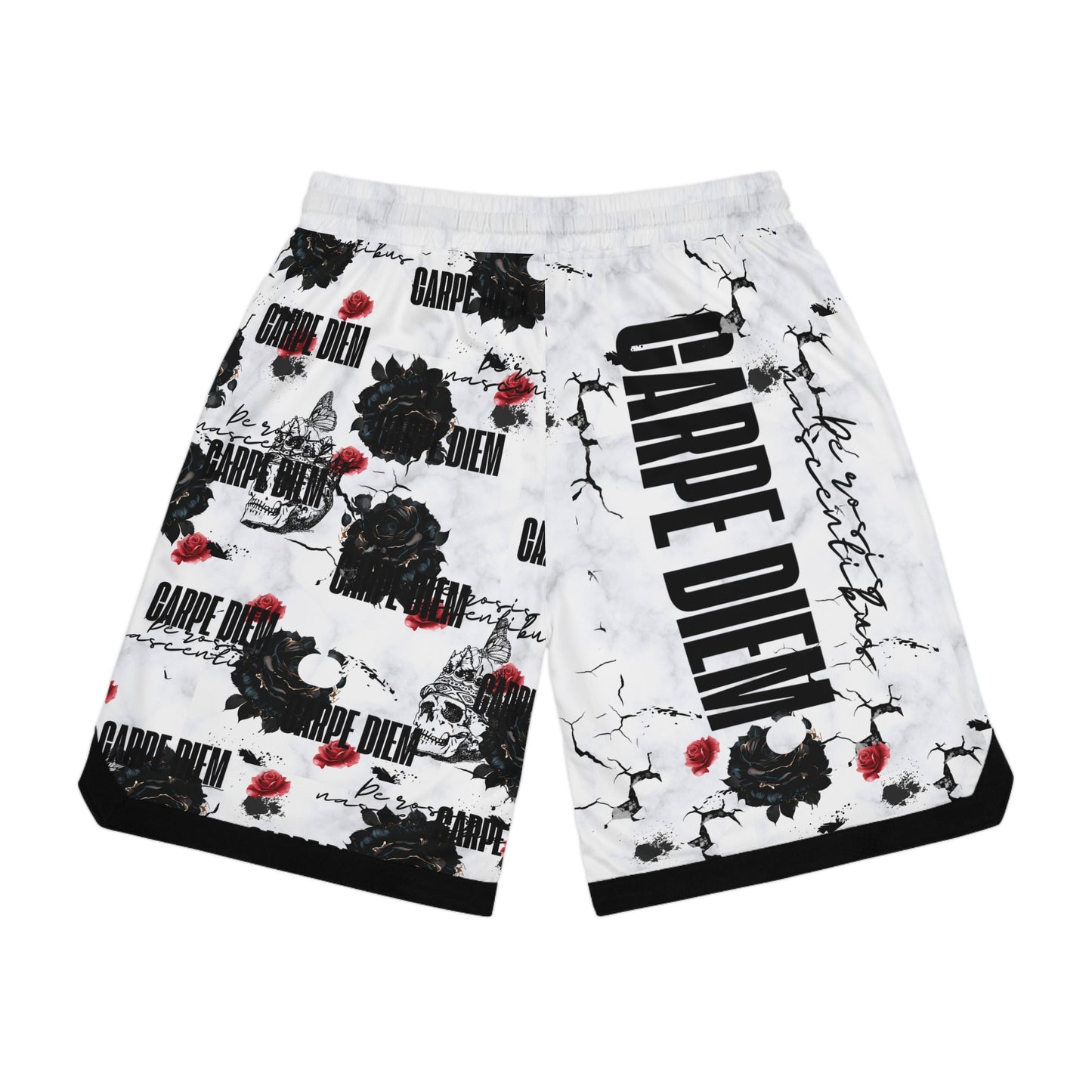 Carpe Diem Basketball Rib Shorts Mia's Collection
