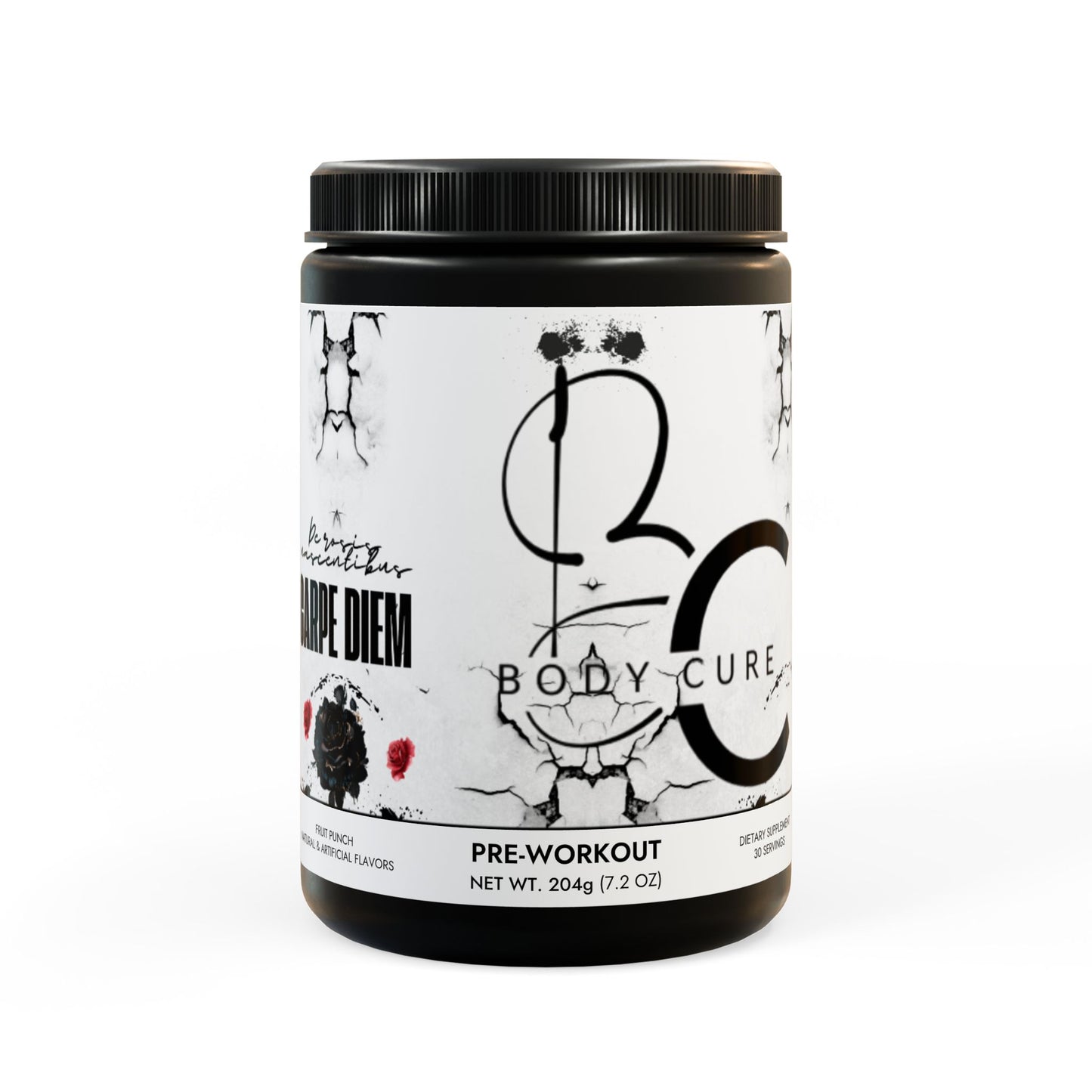 Carpe Diem Pre-Workout Supplement, Fruit Punch (204g, 7.1oz) Mia' Collection