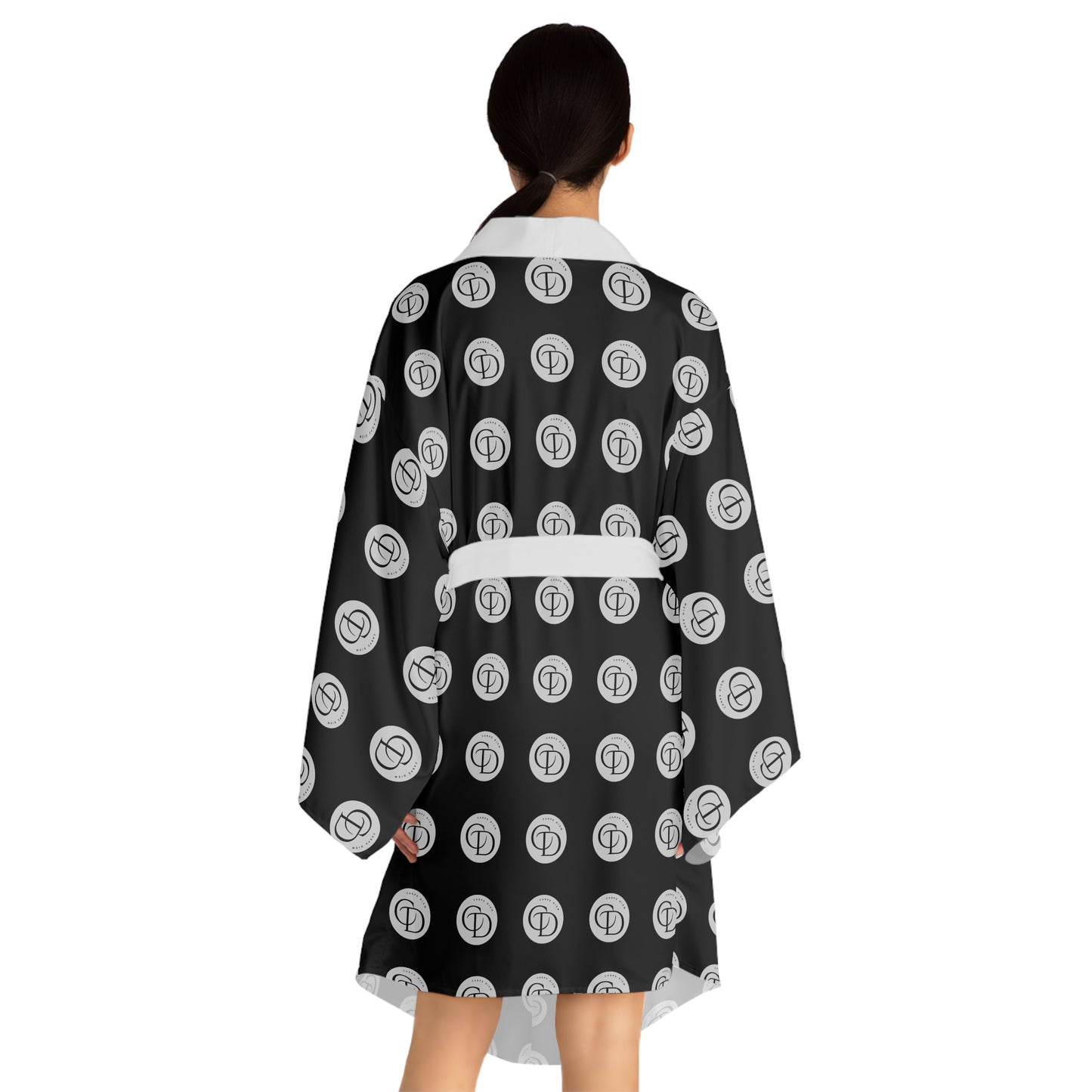 Carpe DiemLong Sleeve Kimono Robe (AOP) Delilah's