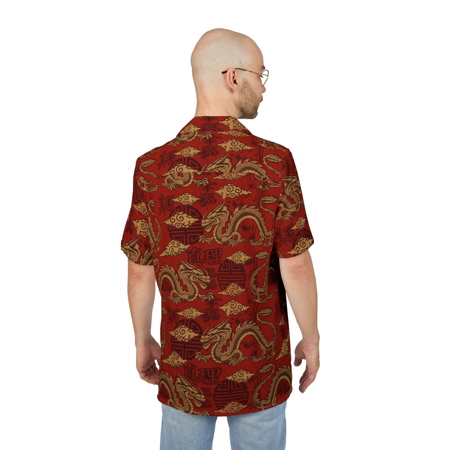 Unisex Hawaiian Button-Down Shirt