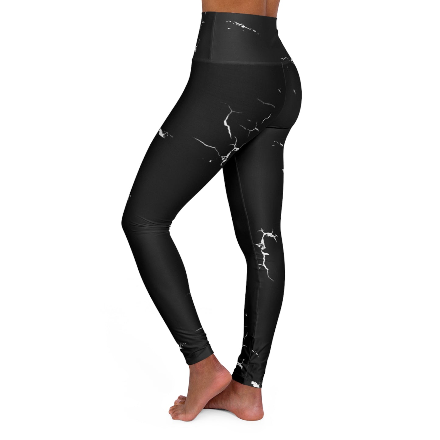 Carpe Diem High Waisted Yoga Leggings (AOP) Mia's Collection
