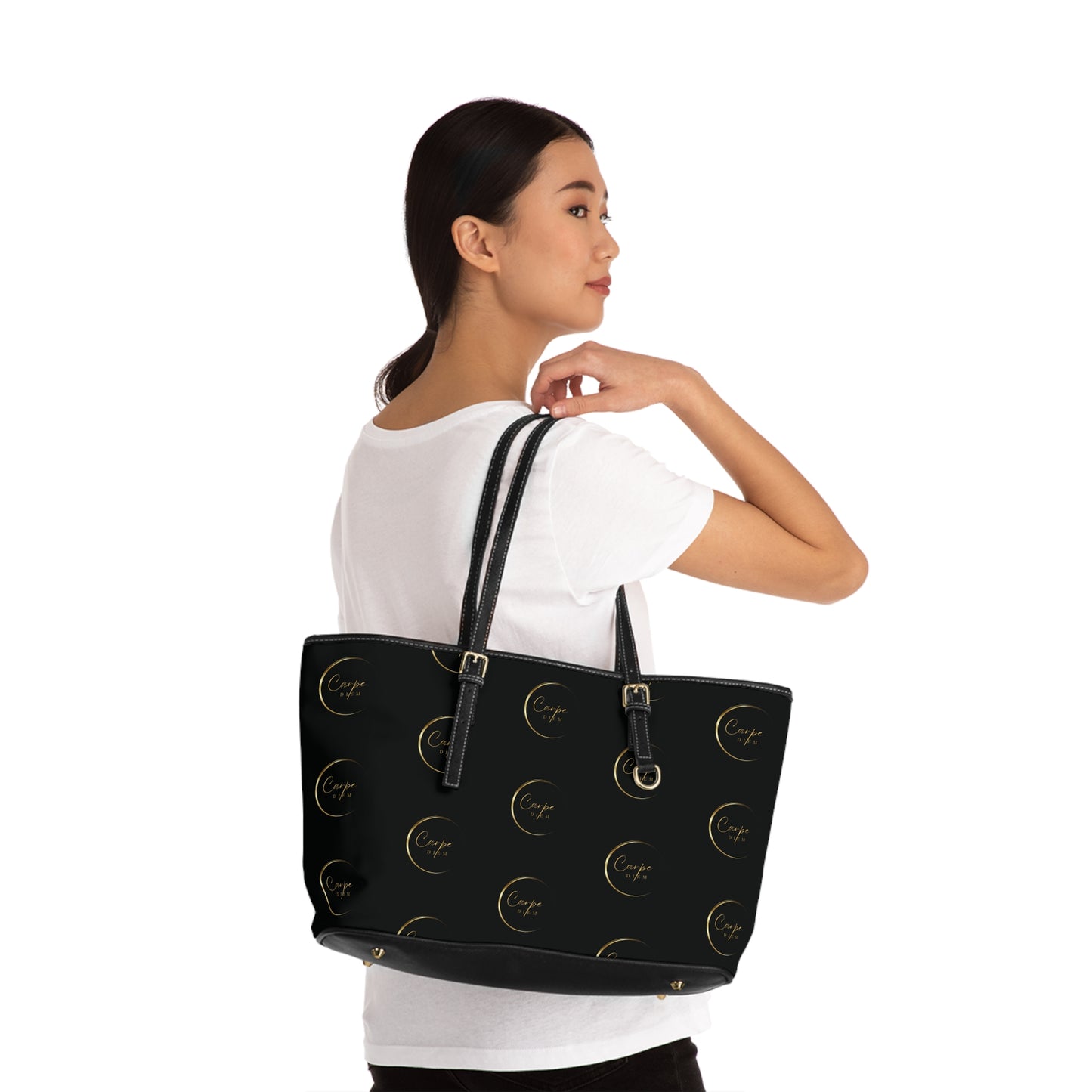 Carpe Diem Leather Shoulder Bag
