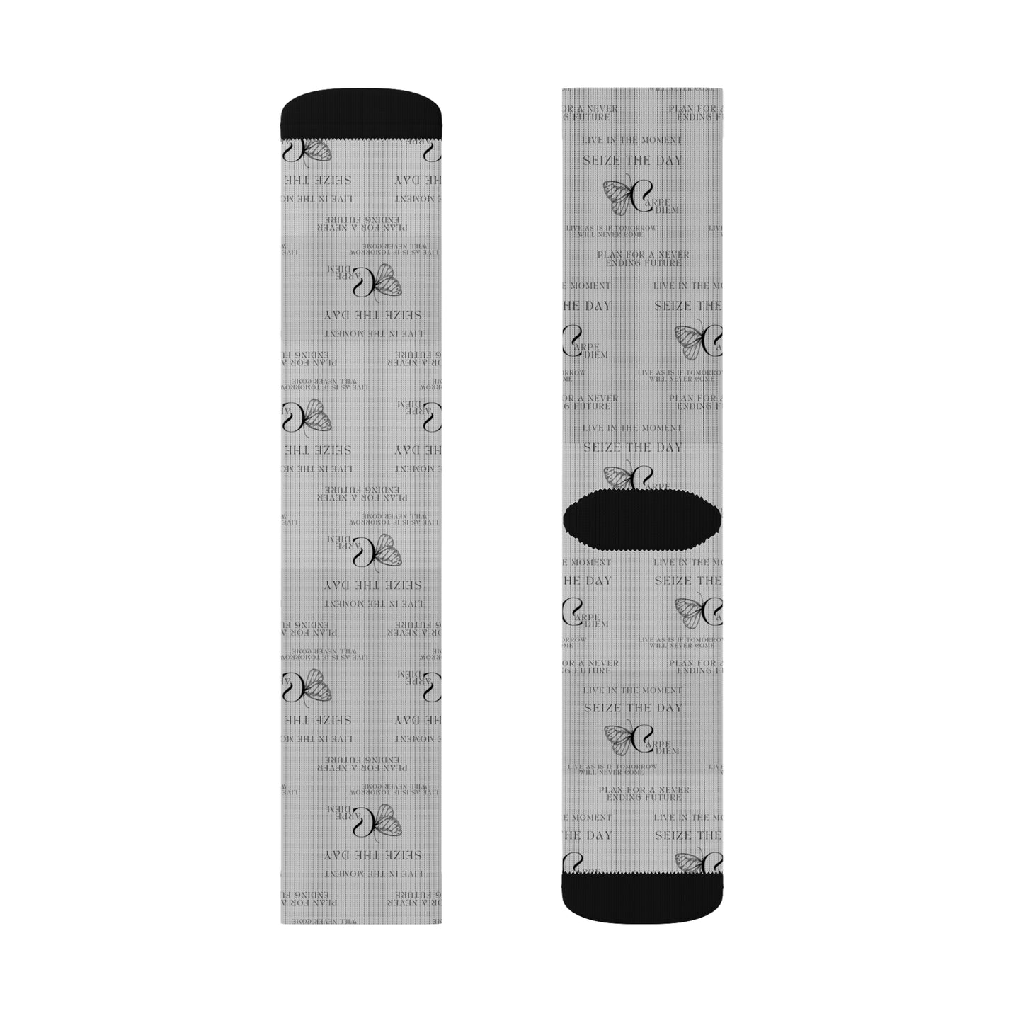 Carpe Diem Sublimation Socks