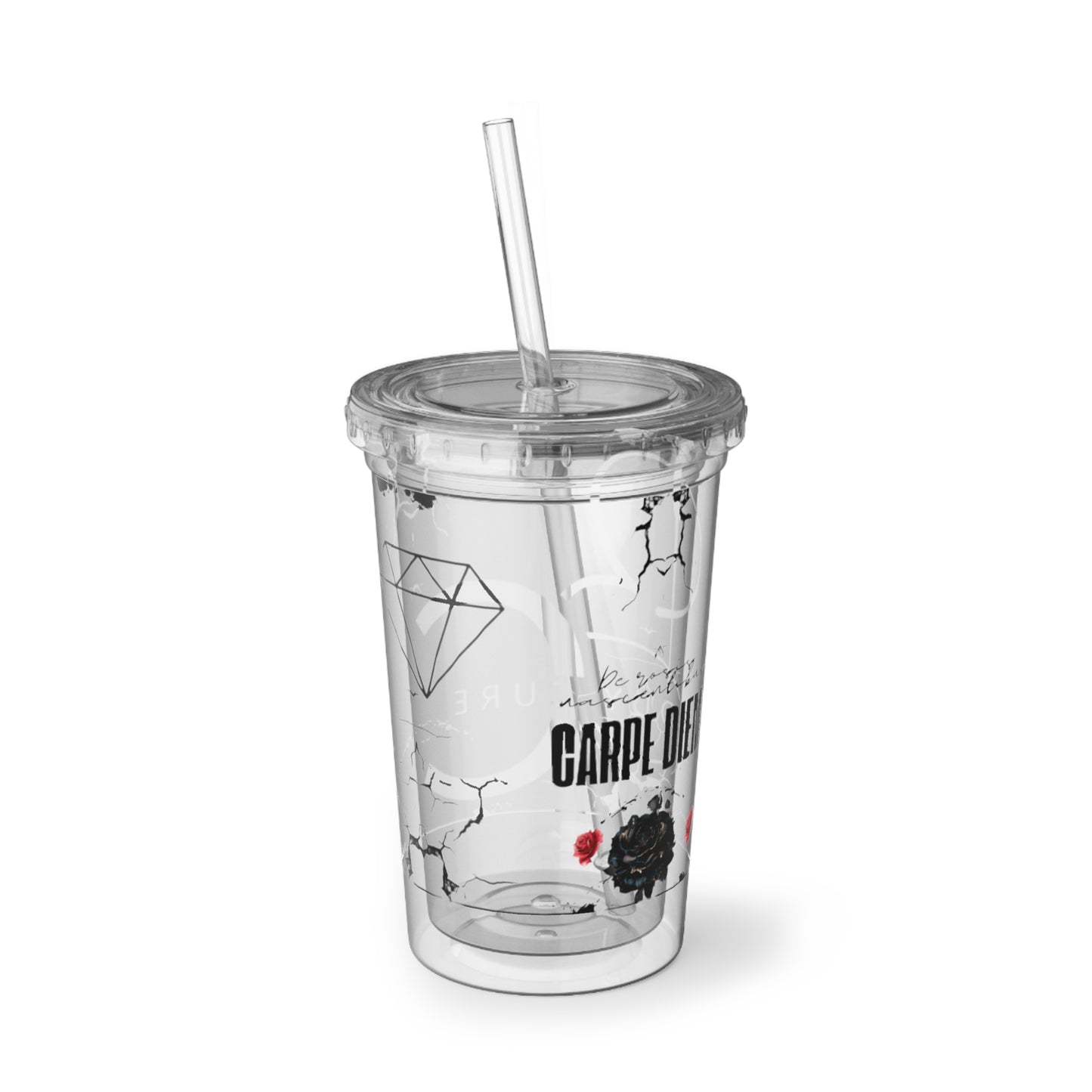 Carpe Diem Suave Acrylic Cup