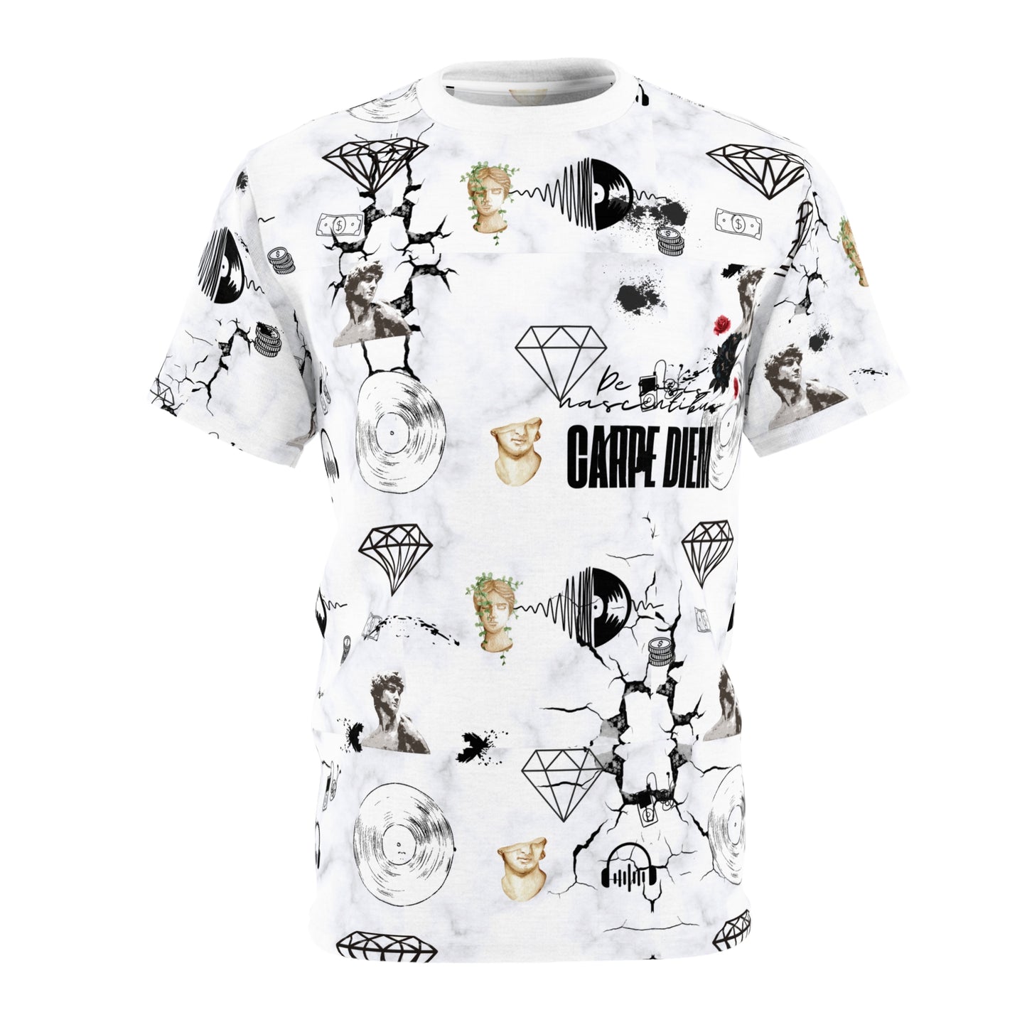 Carpe Diem Unisex Cut & Sew Tee Mia's Collection Diamond