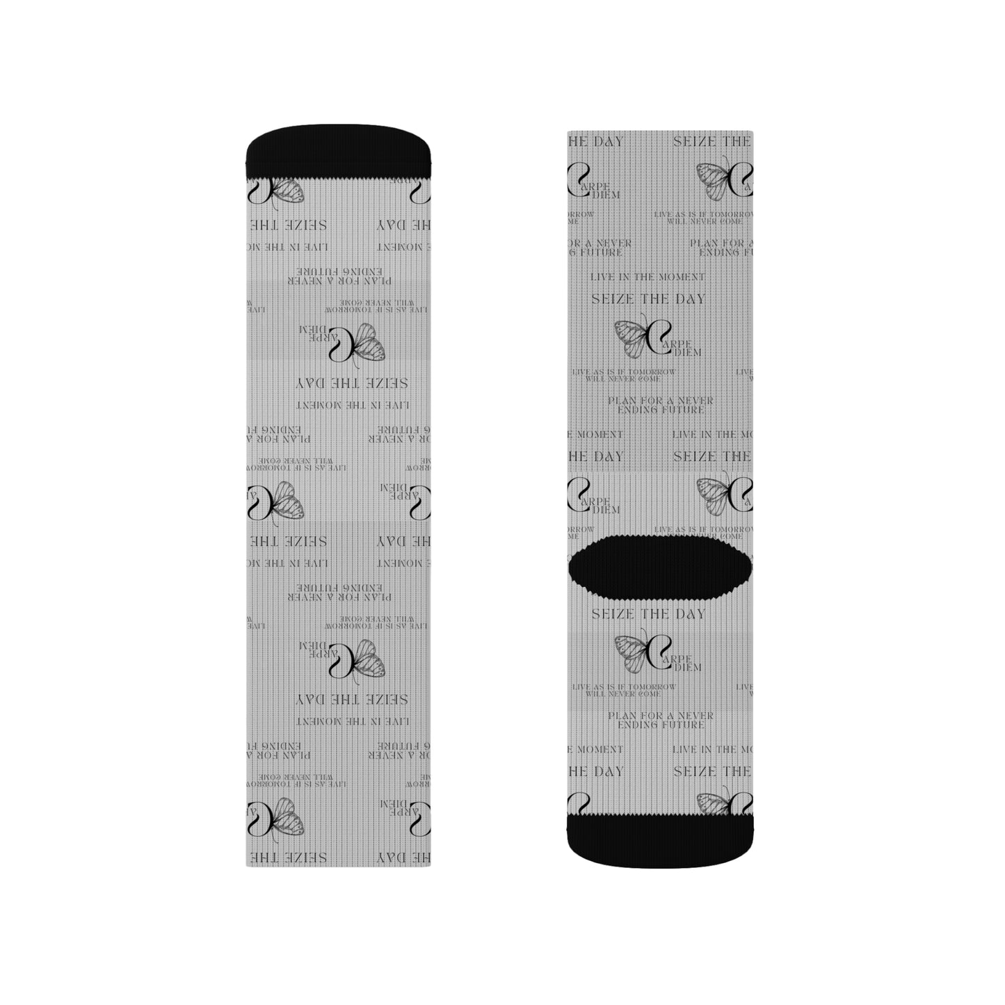 Carpe Diem Sublimation Socks