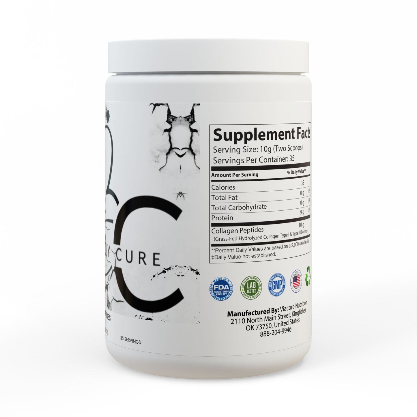 Carpe Diem Collagen Peptides Type I & III Supplement (350g, 12.3oz) Mia's Collection
