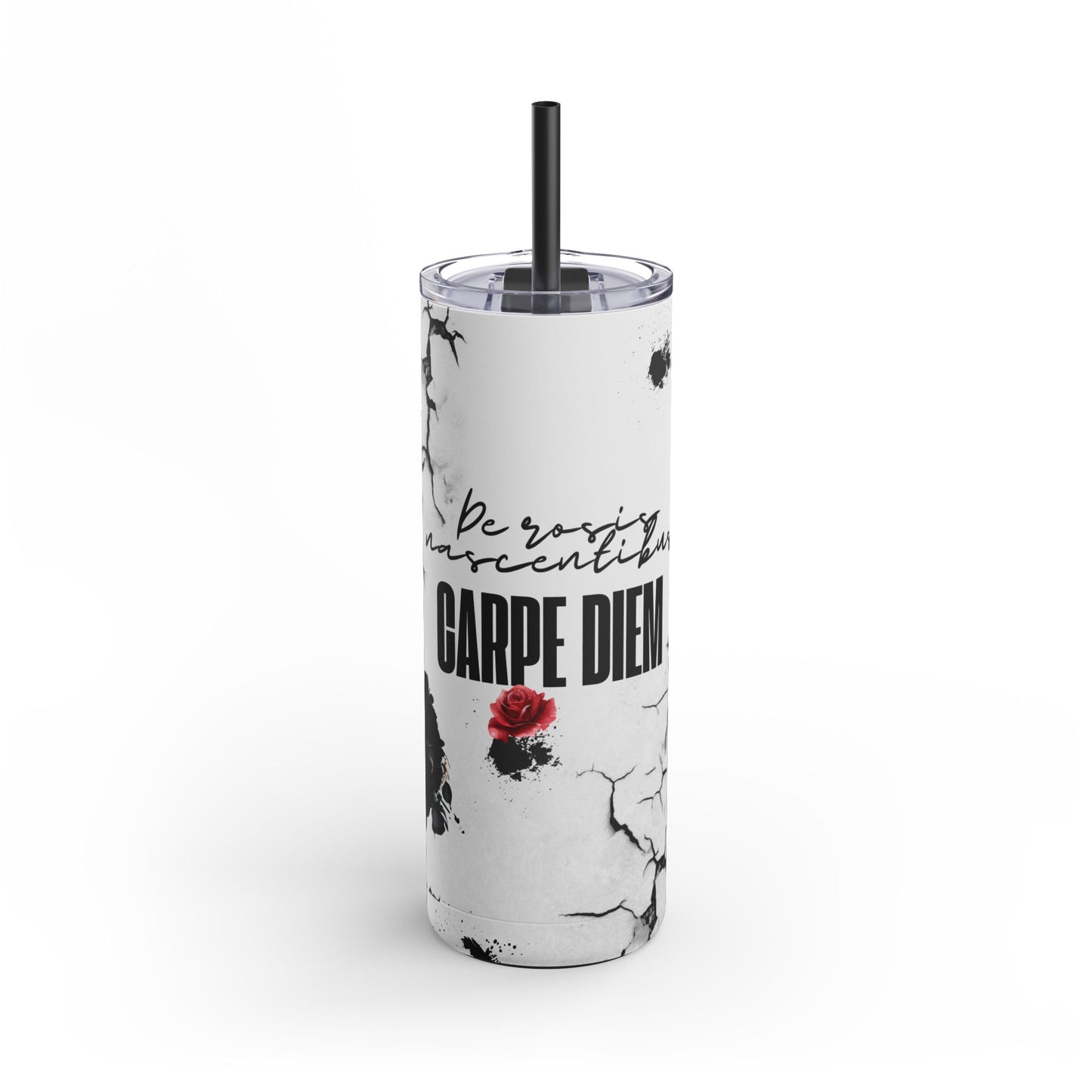 Carpe Diem Maars Maker Skinny Matte Tumbler, 20oz Mia's Collection