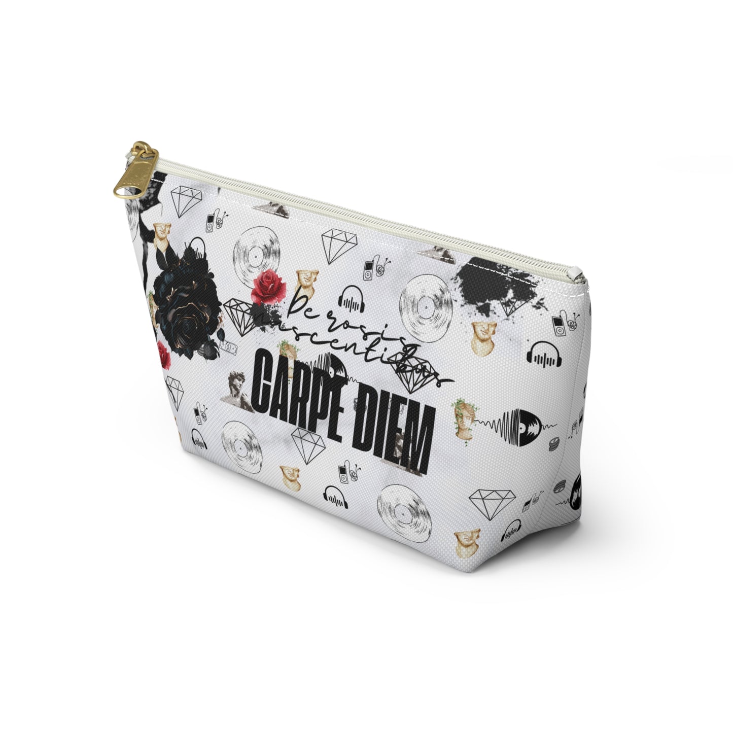 Carpe Diem Accessory Pouch w T-bottom Mia's Collection