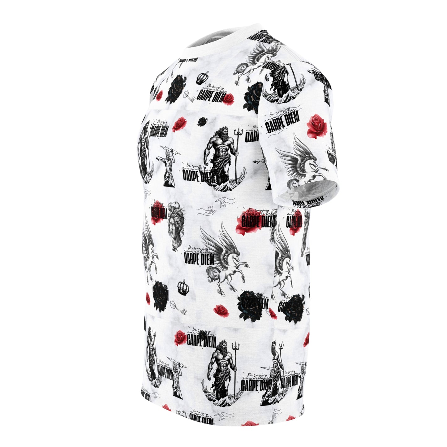 Carpe Diem Unisex Cut & Sew Tee (AOP) Mia's Collection