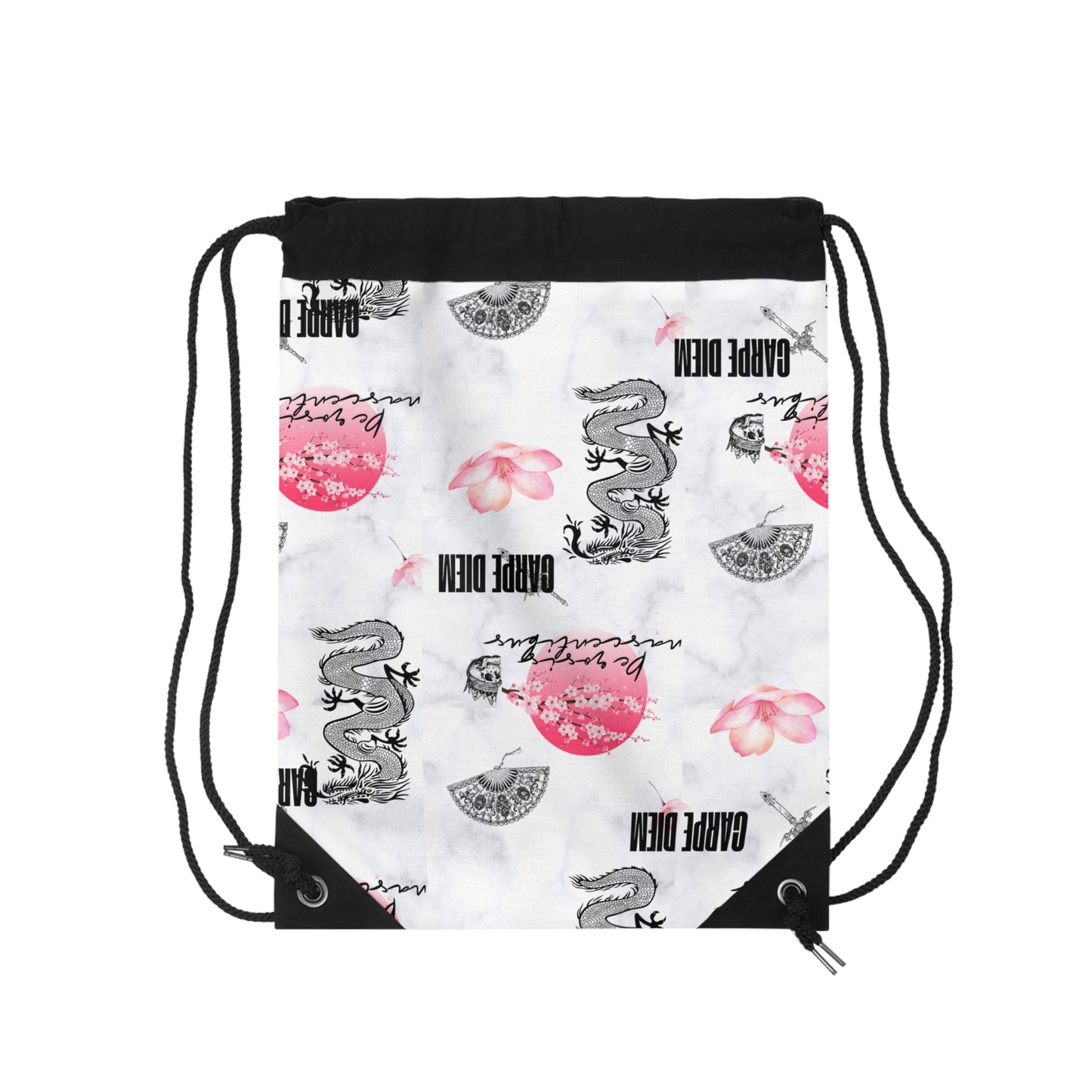Carpe Diem Drawstring Bag Mia's Collection