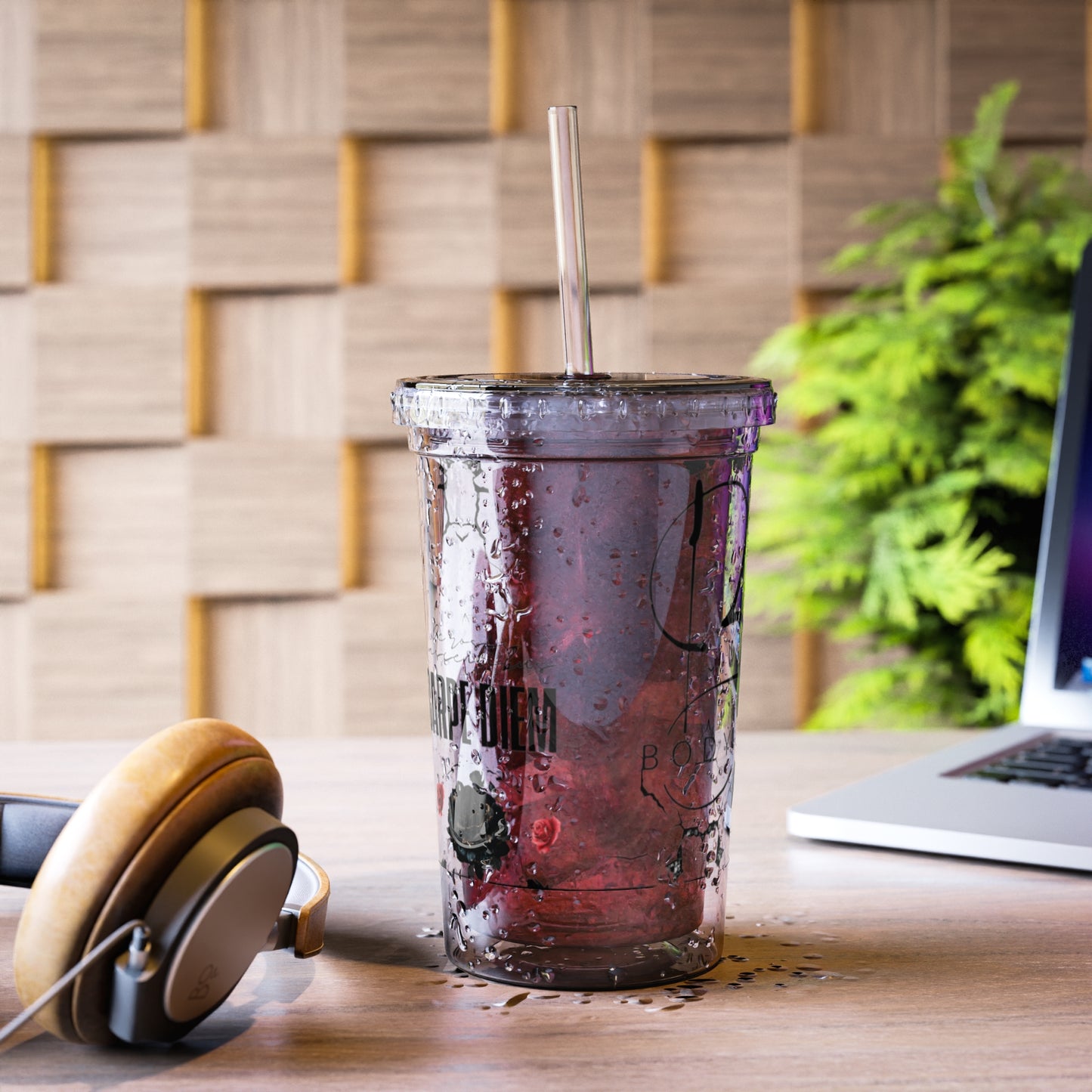 Carpe Diem Suave Acrylic Cup